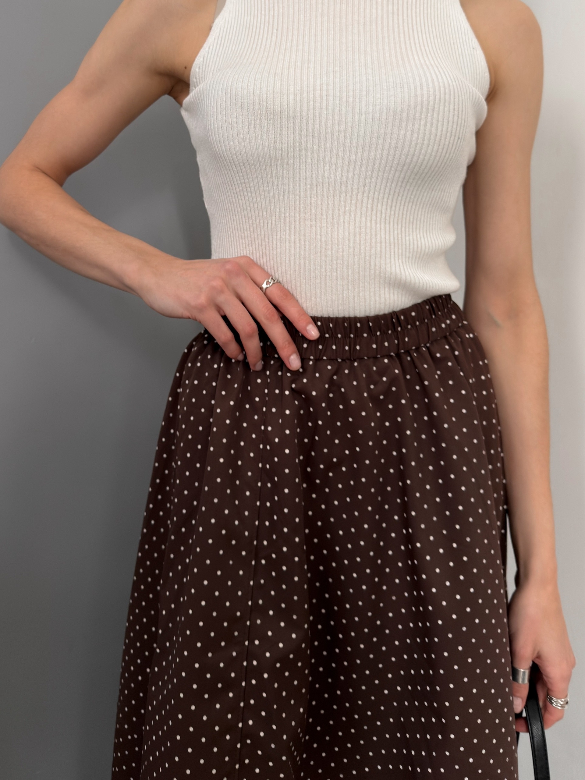 Юбка горох солнце плотная ткань