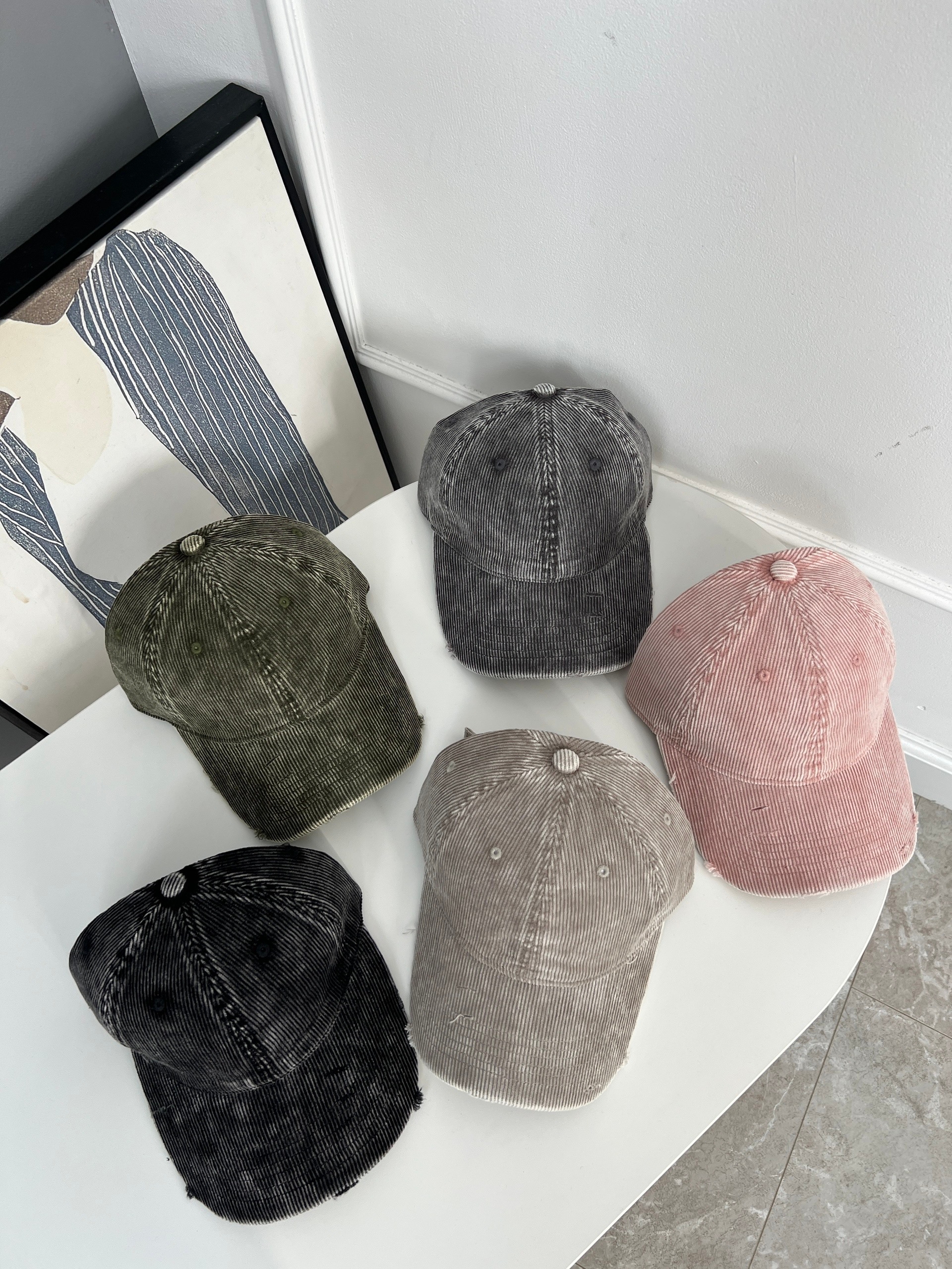 Кепка вельвет рубчик