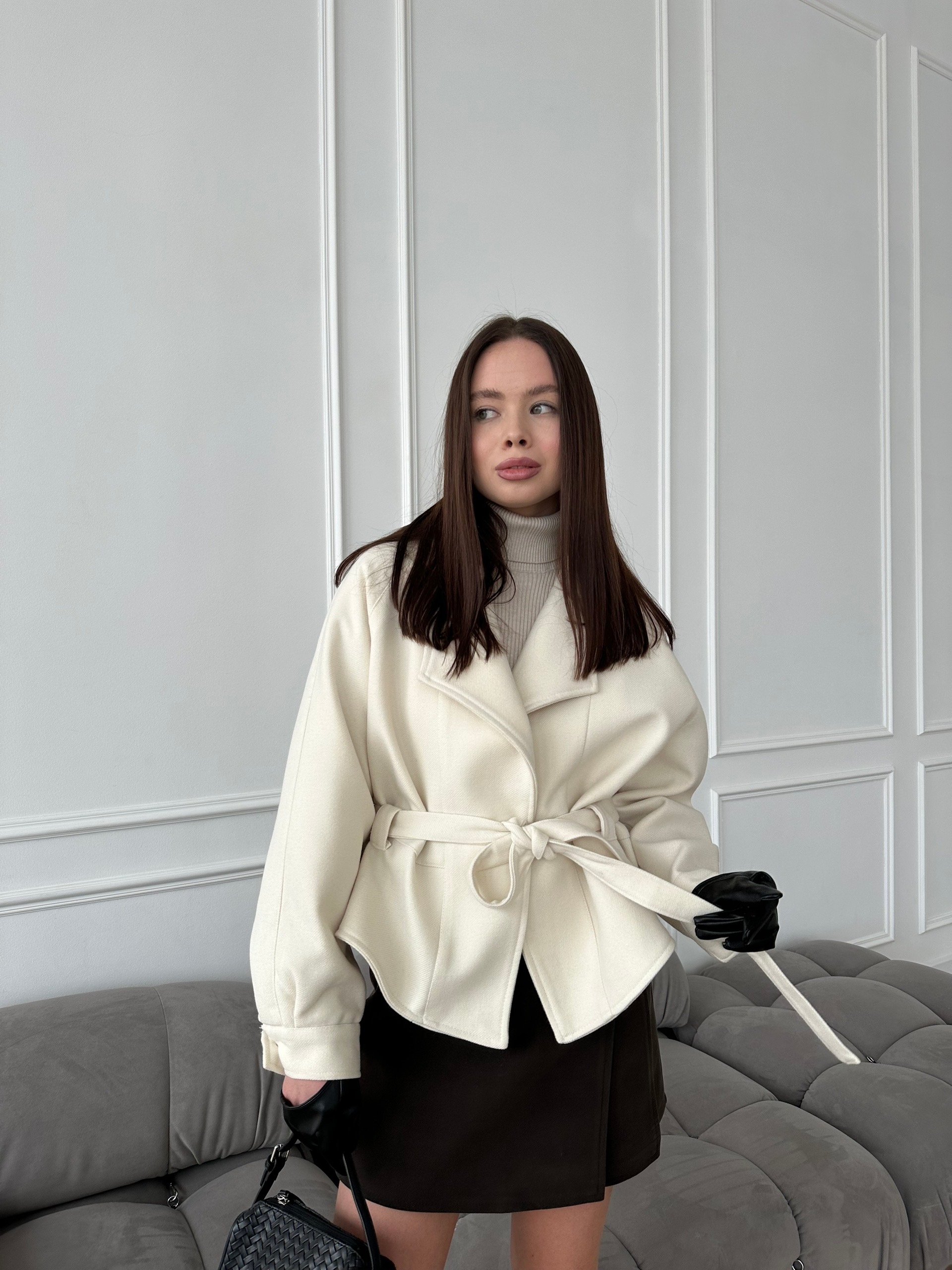 Пальто короткое 8859 XLDIAN