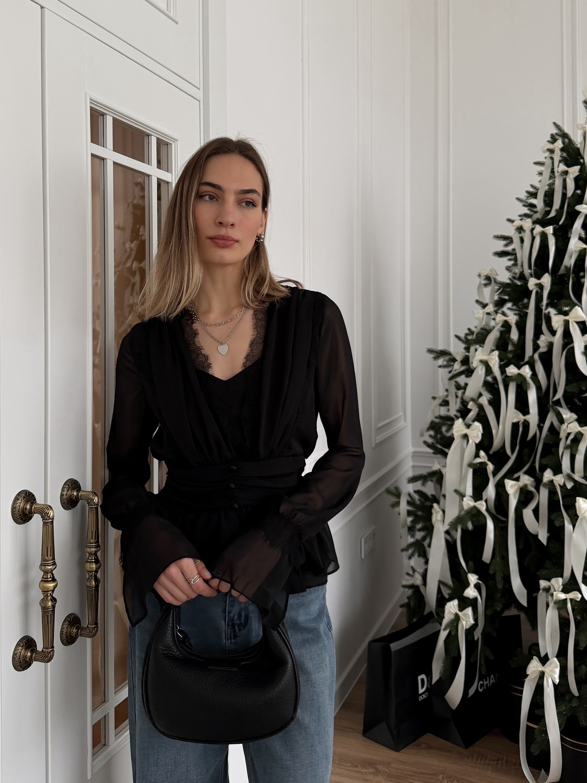 Блуза Fire 9360 кружева+пуговки