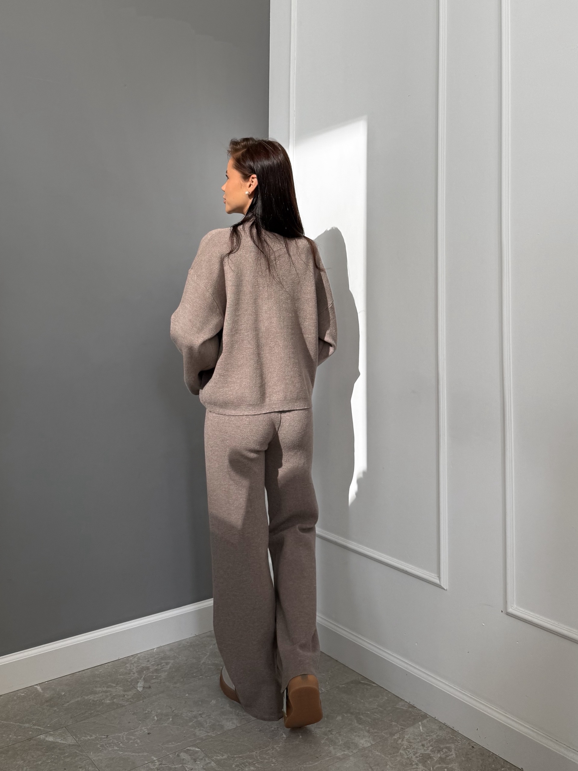 Костюм Aika 80701-1 джемпер на замке+брюки