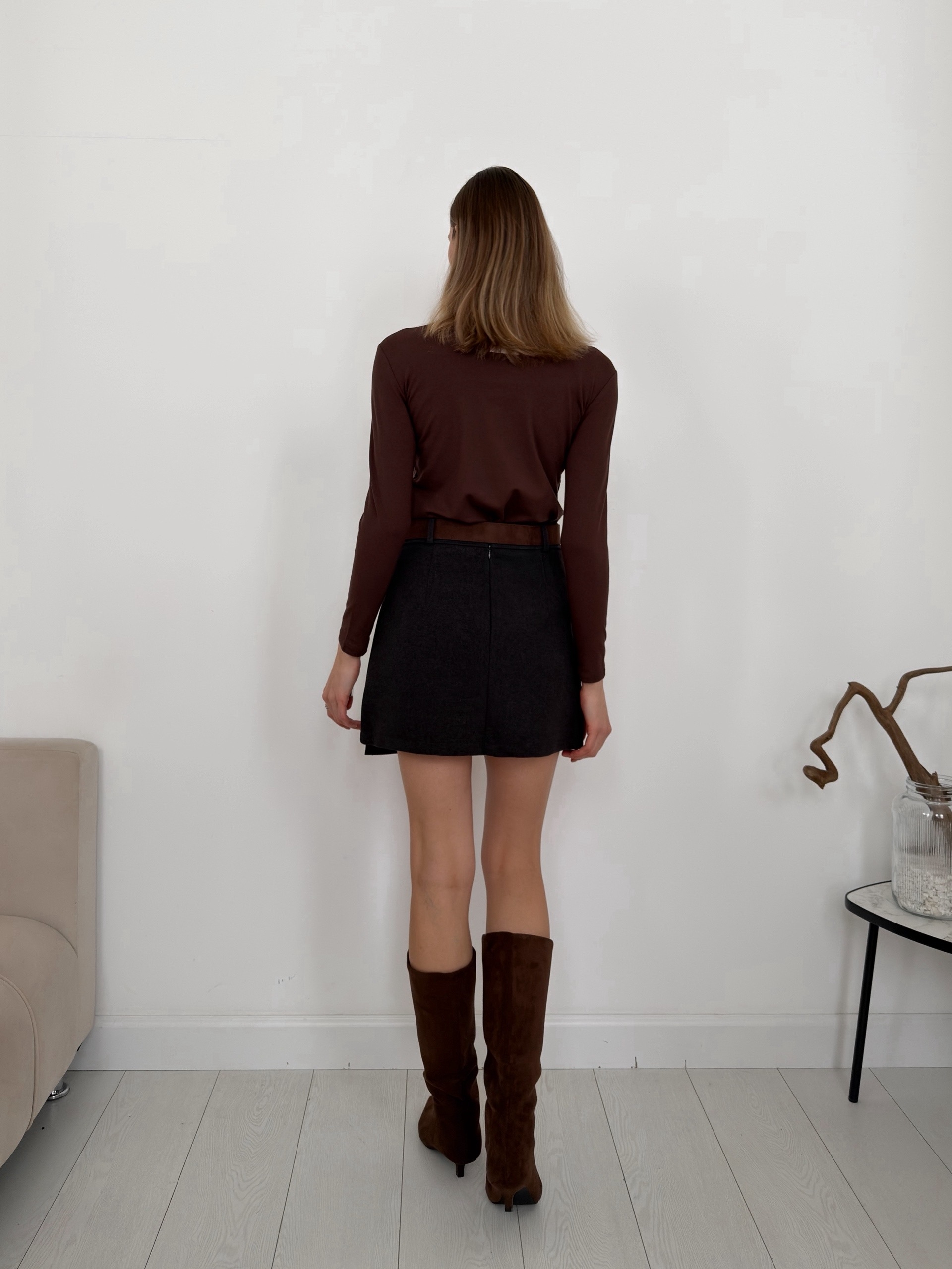 Юбка 5603 с ремнем