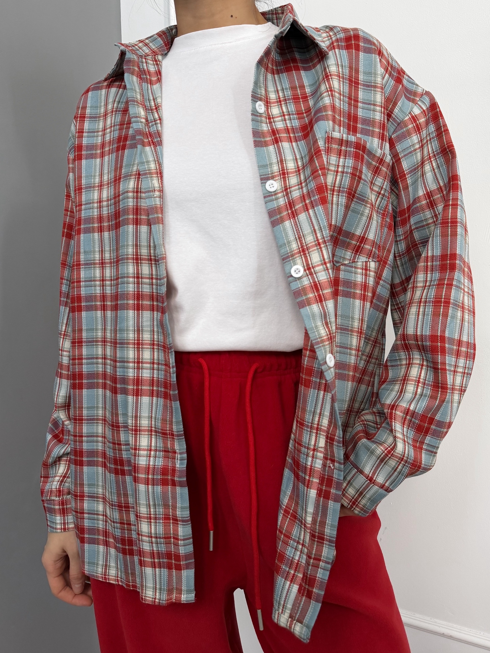 Рубашка manjan клетка 3581