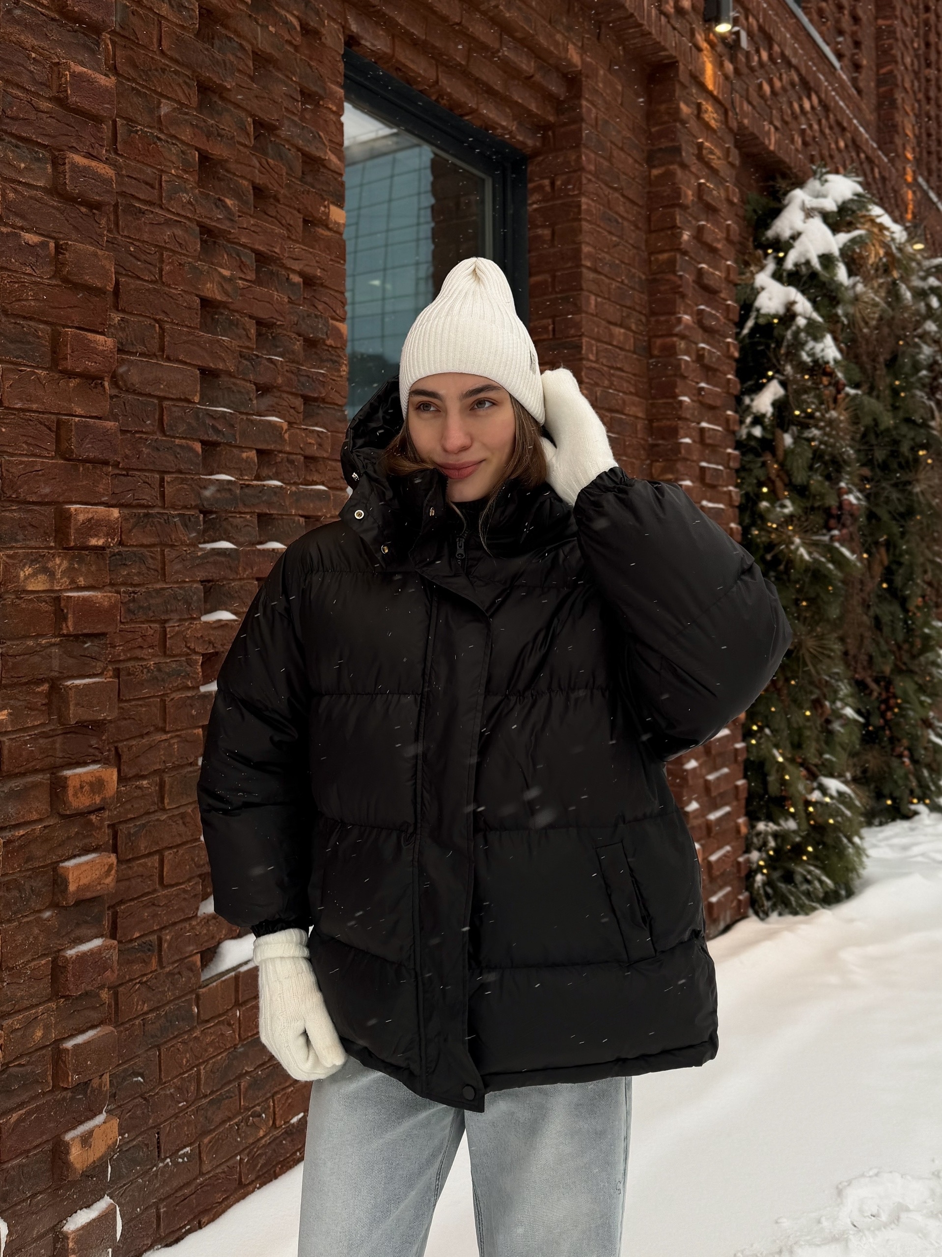 Куртка Nana 88117 короткая затяжка внизу