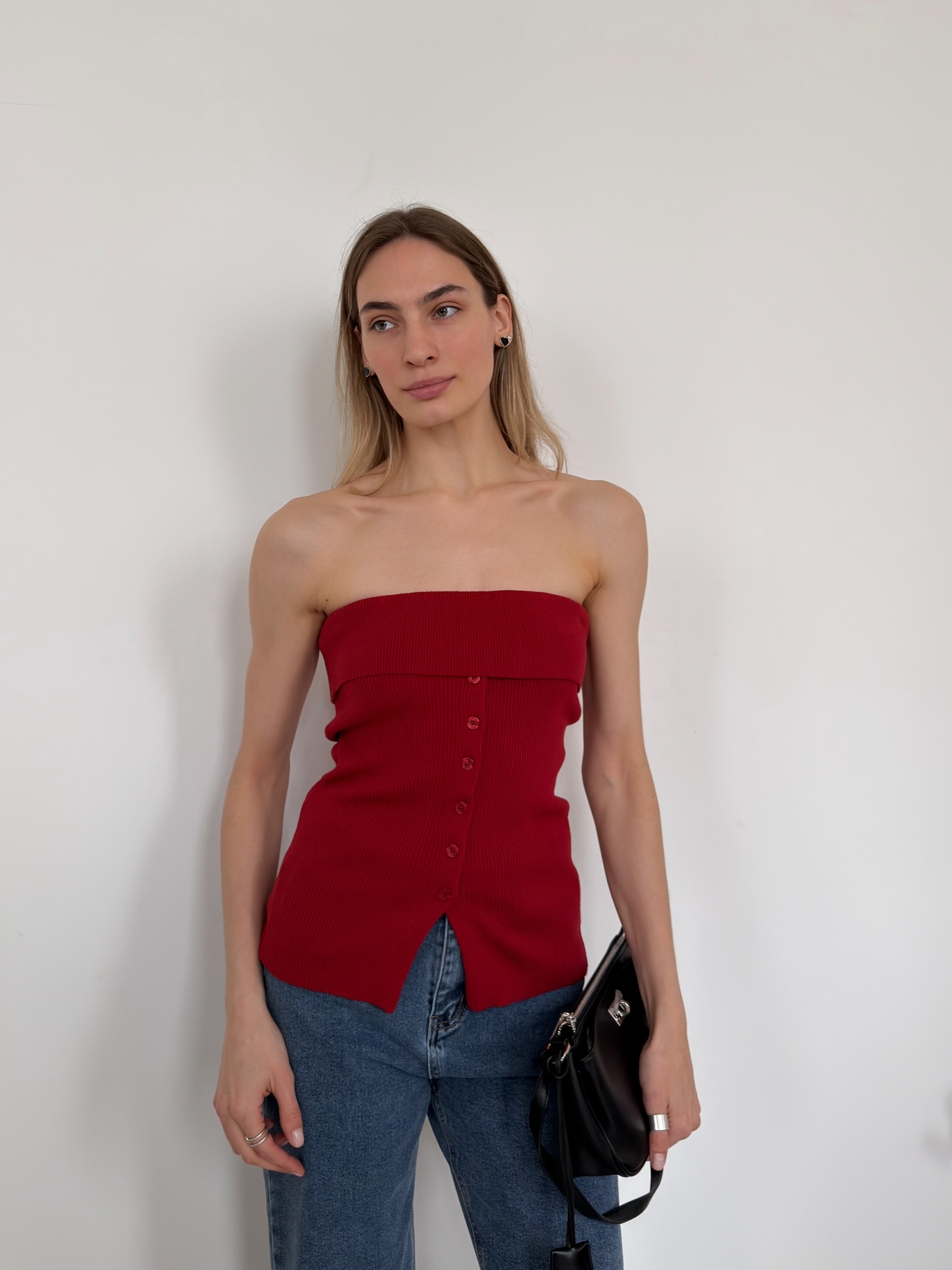 Топ на пуговках W6759 WG