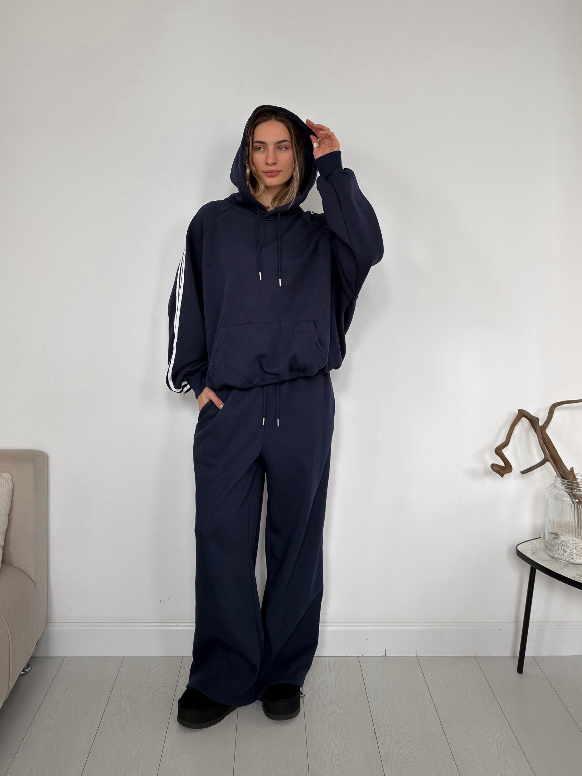 Костюм R Studio 9848 толстовка+брюки три полоски