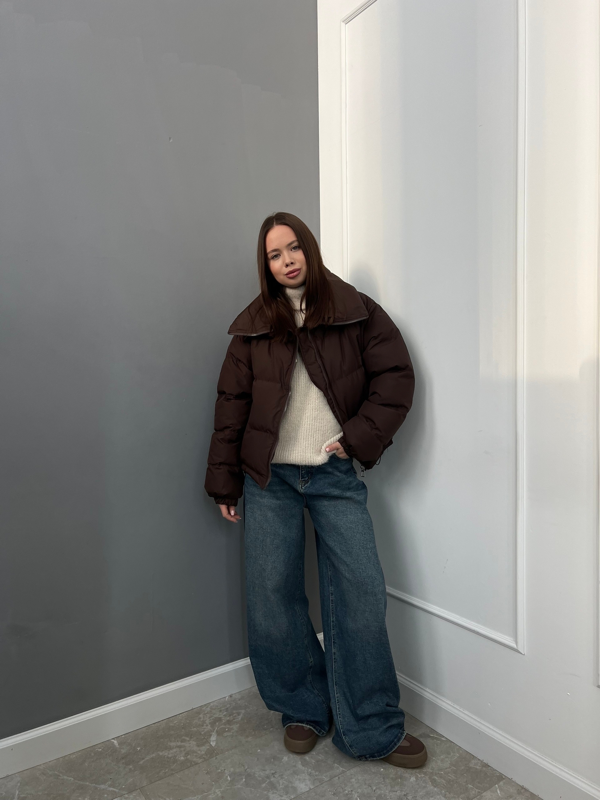 Куртка Korea с воротником короткая