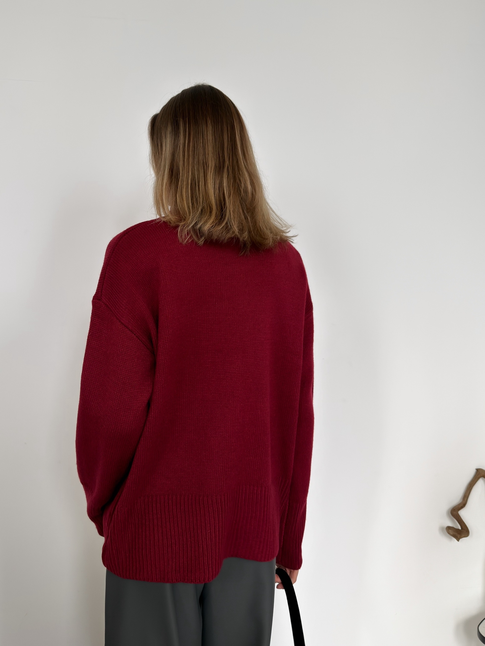 Джемпер NJ 20155 ворот рубчик