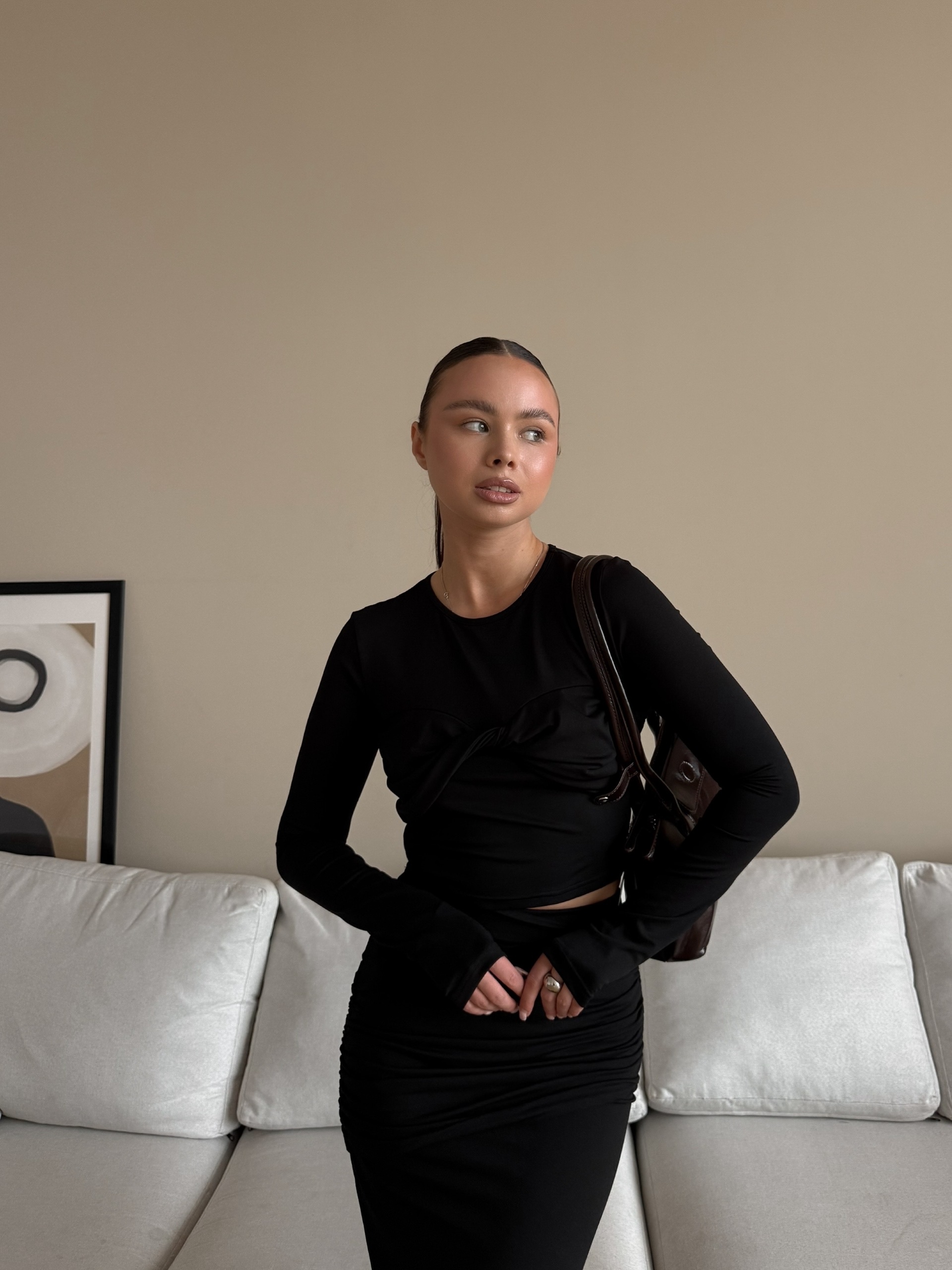 Костюм Casual 520 сборки лонгслив+юбка