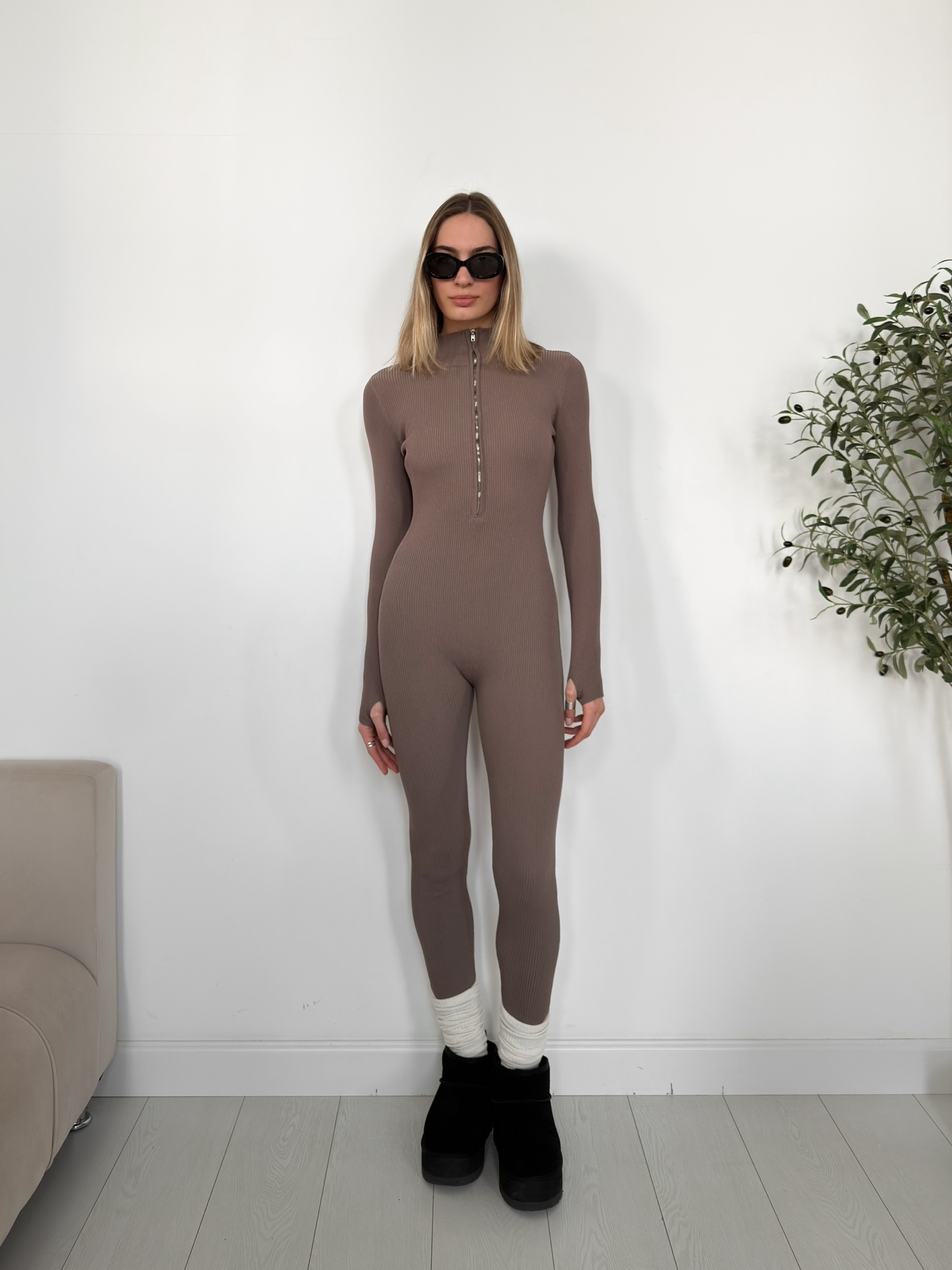 Комбинезон U 9180 в рубчик