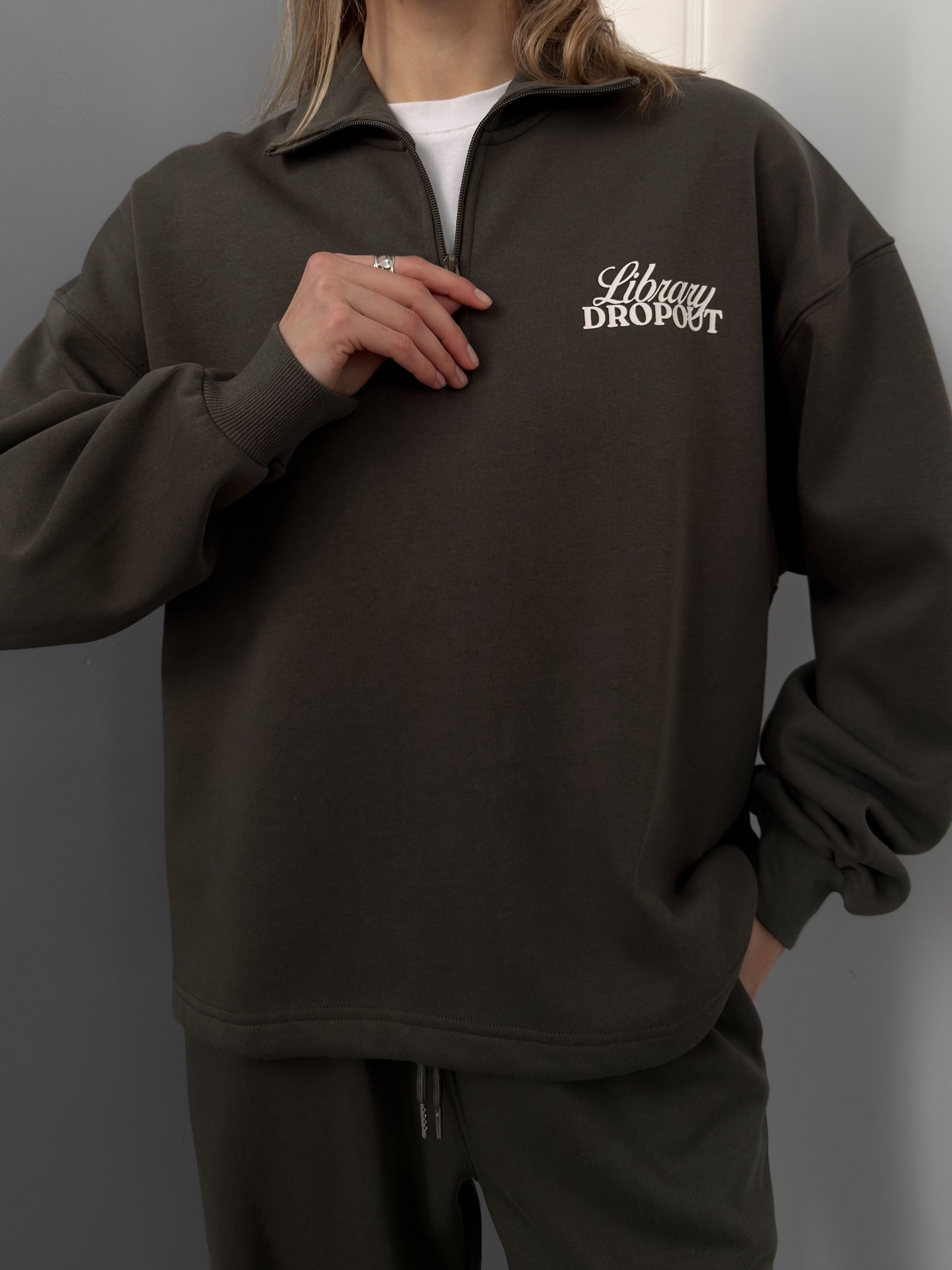 Костюм Cosmic 69 свитшот ворот на молнии+брюки флис