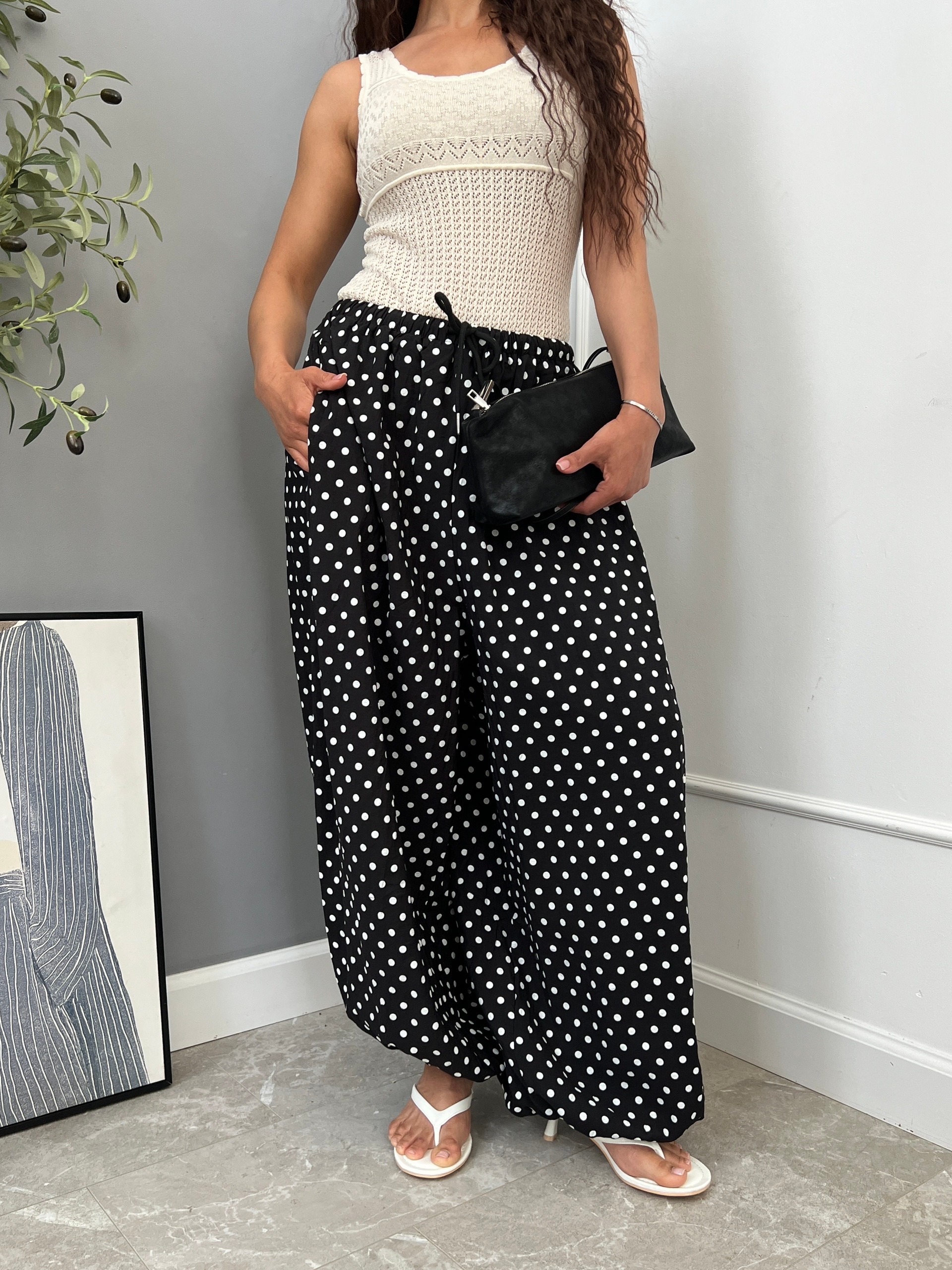 Султанки Fashion 5368 в горошек