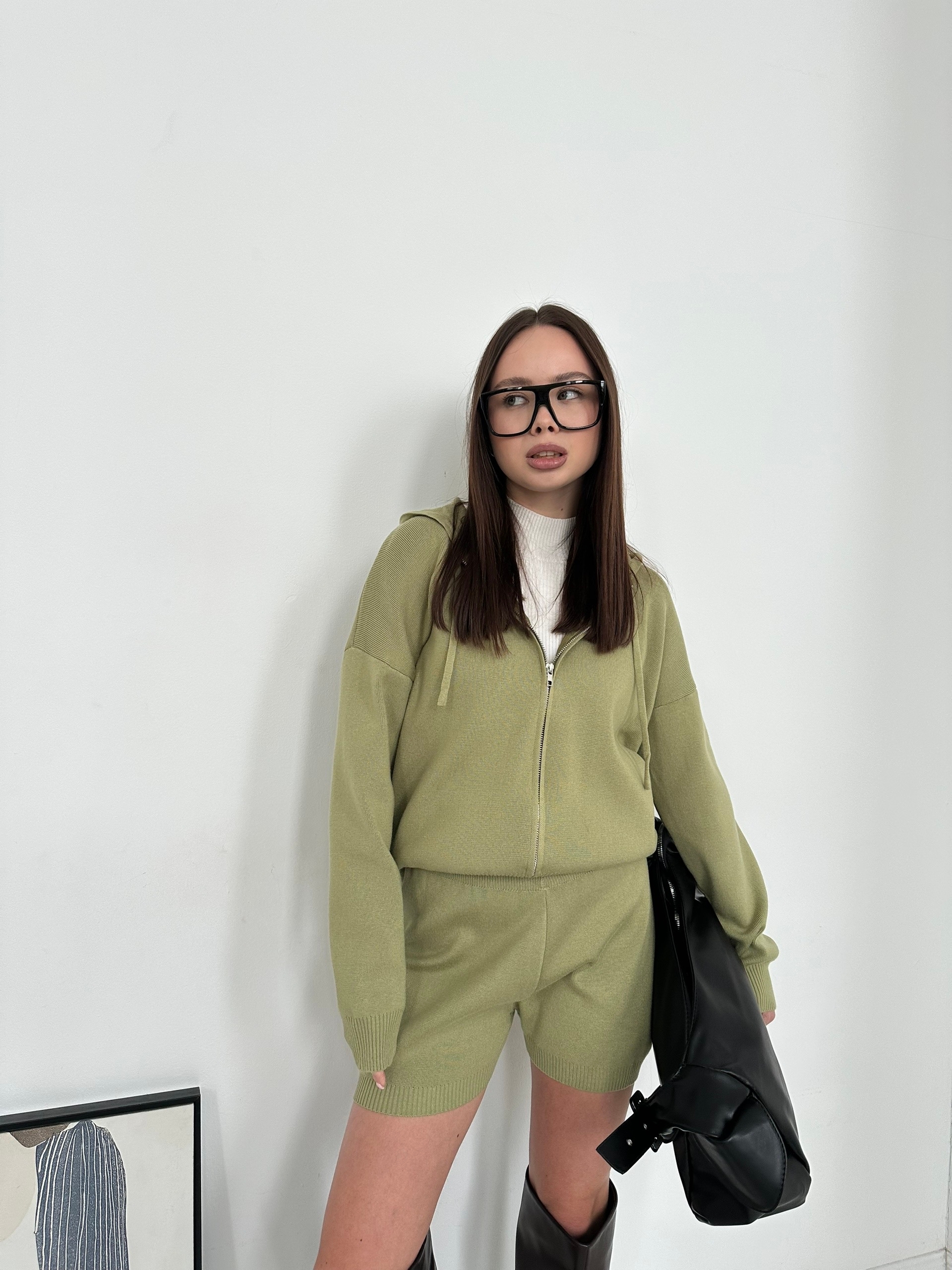 Костюм трикотаж 6020 шорты+худи