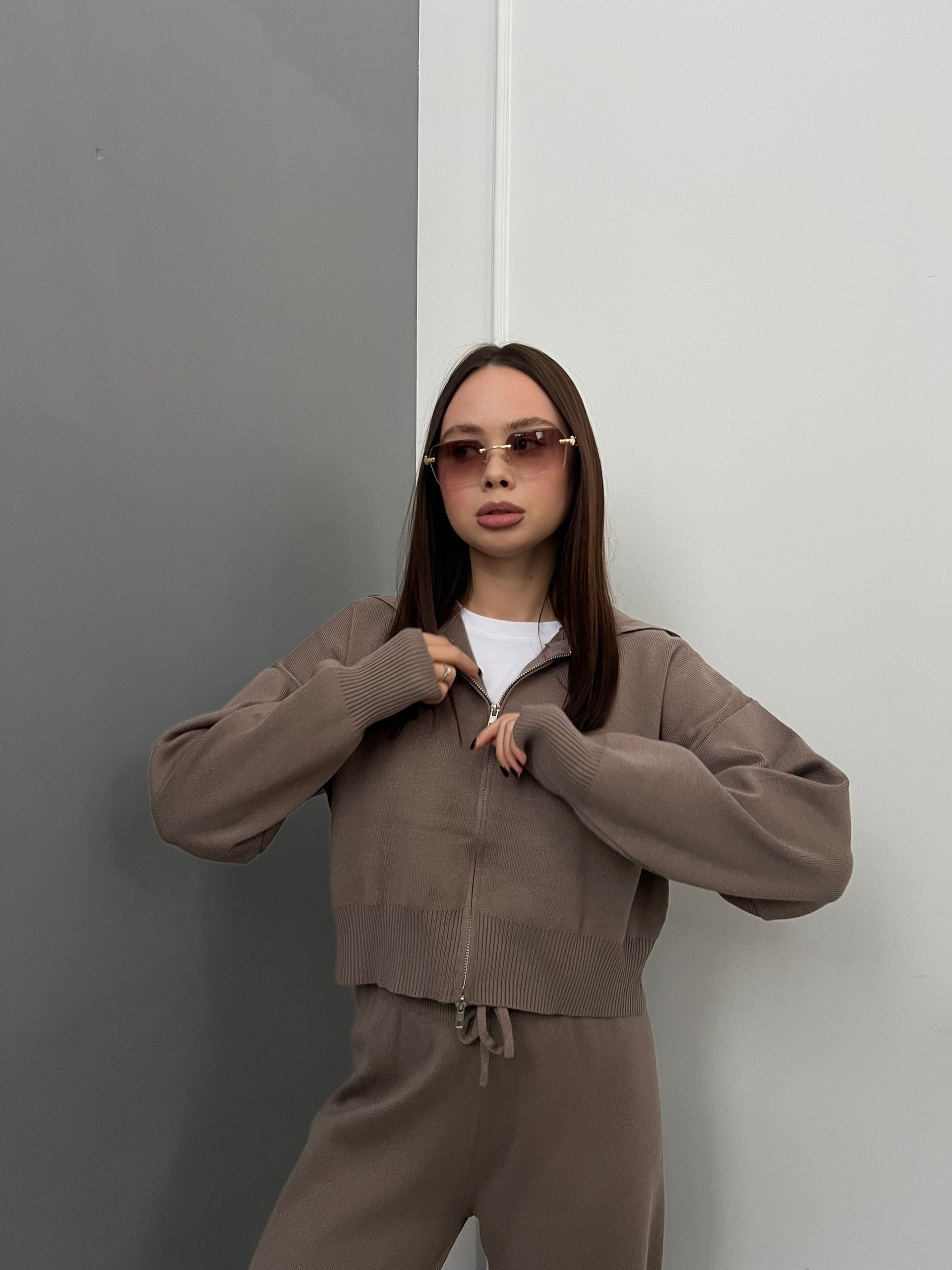 Костюм 30072 джемпер с капюшоном+брюки