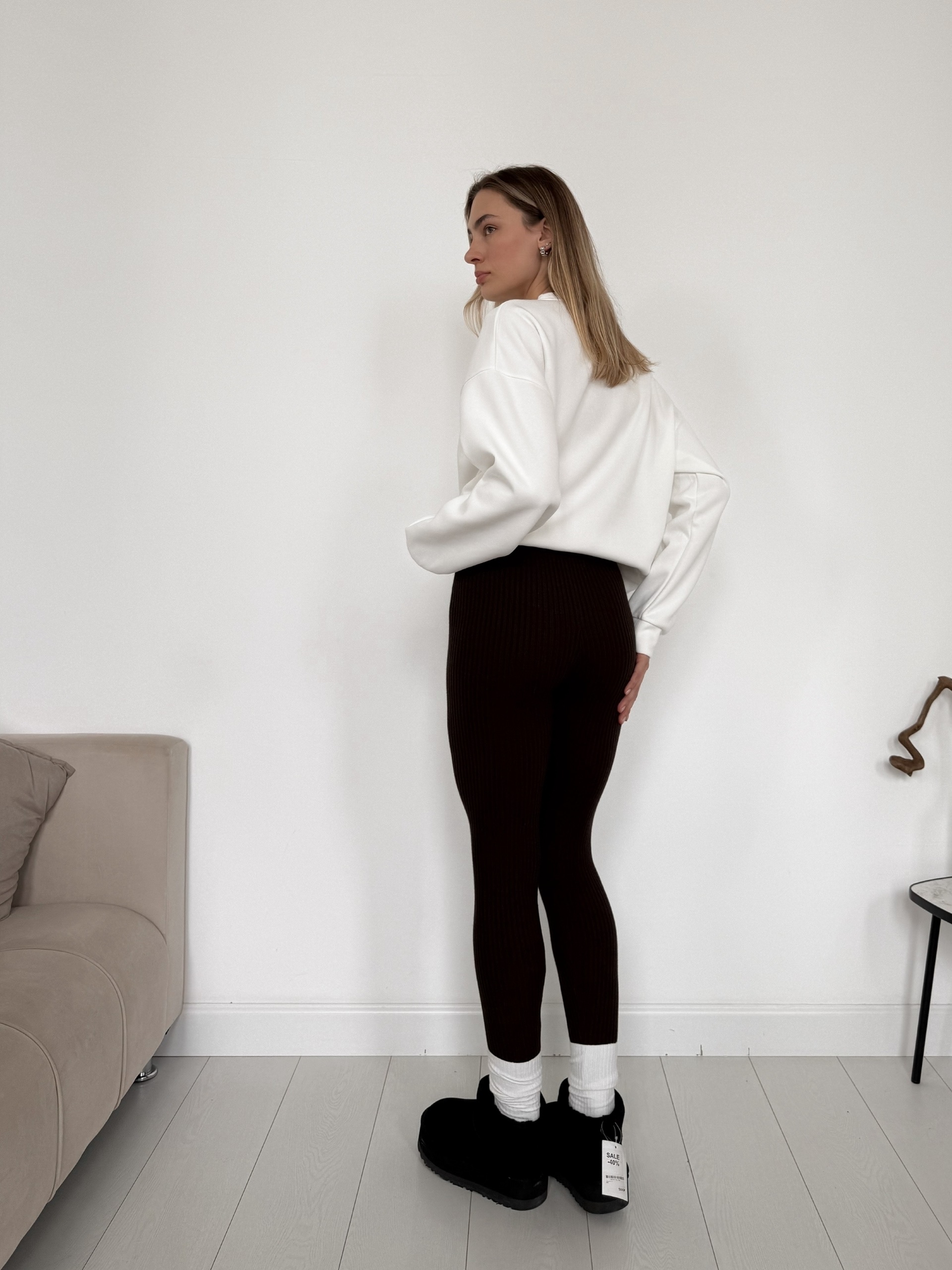 Лосины Fashion classic 157 крупный рубчик