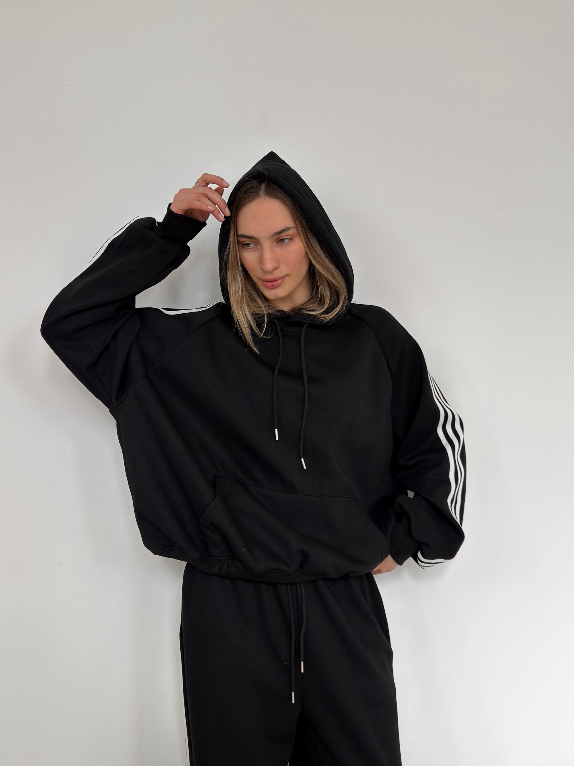 Костюм R Studio 9848 толстовка+брюки три полоски