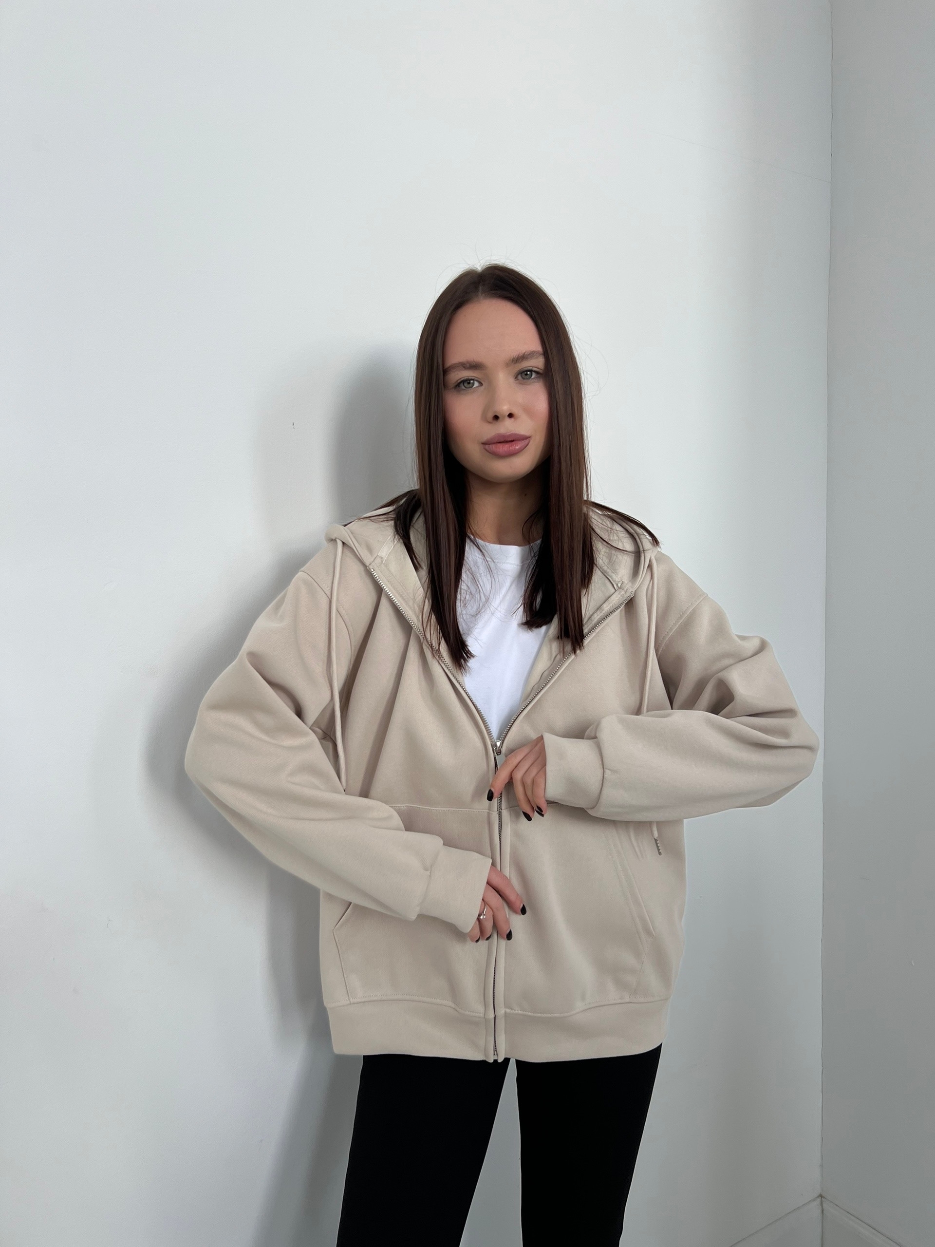 Худи Korea 25001 однотон