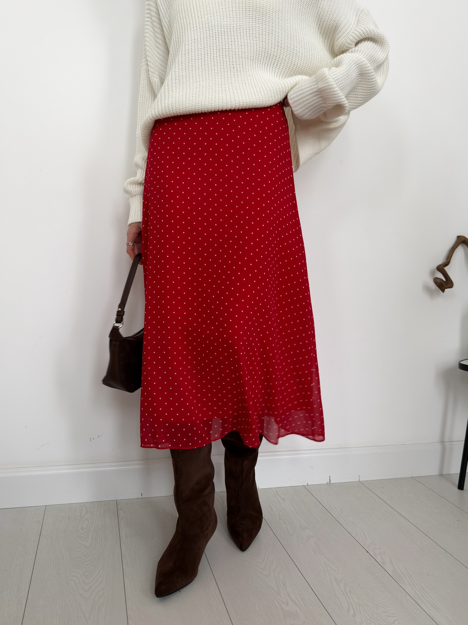 Юбка горох шифон 5877