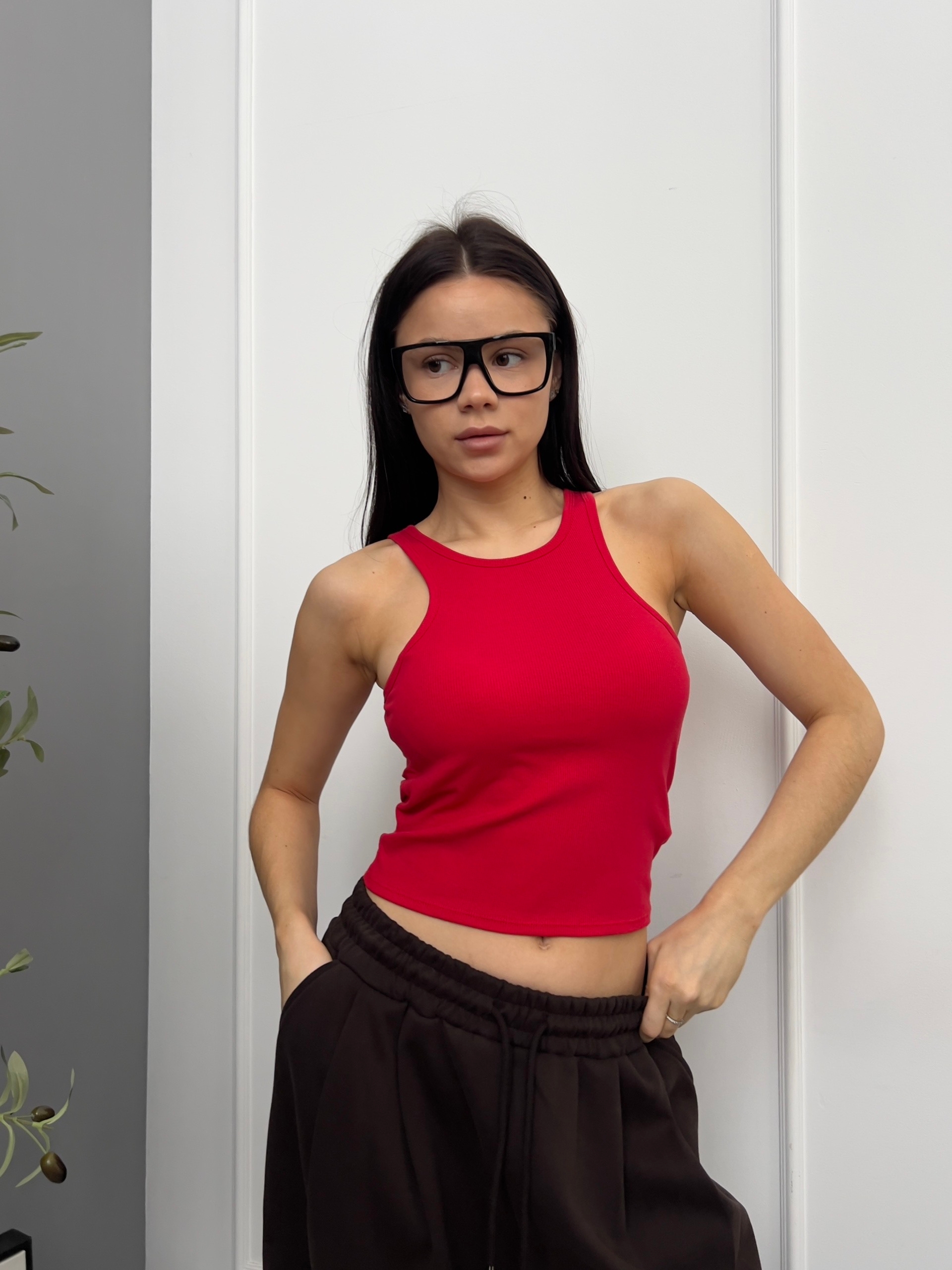 Майка Korea 6678 с чашечками