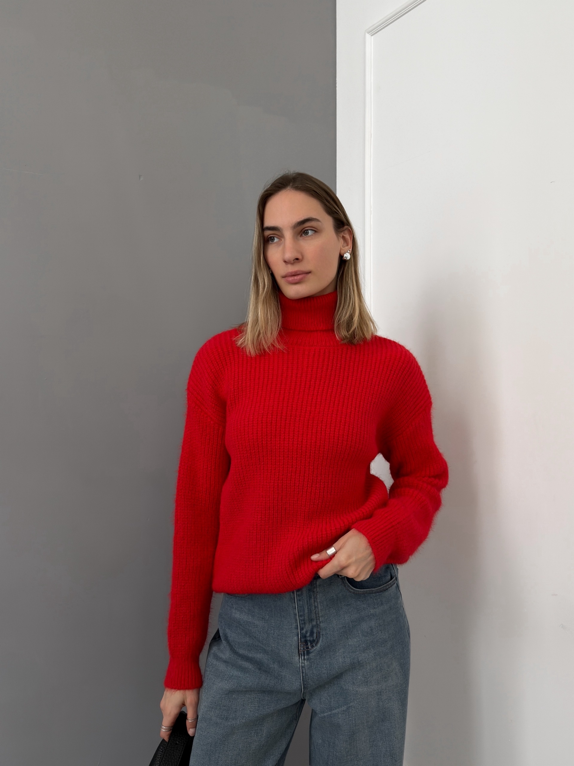 Свитер Korea S2566  ворот высокий