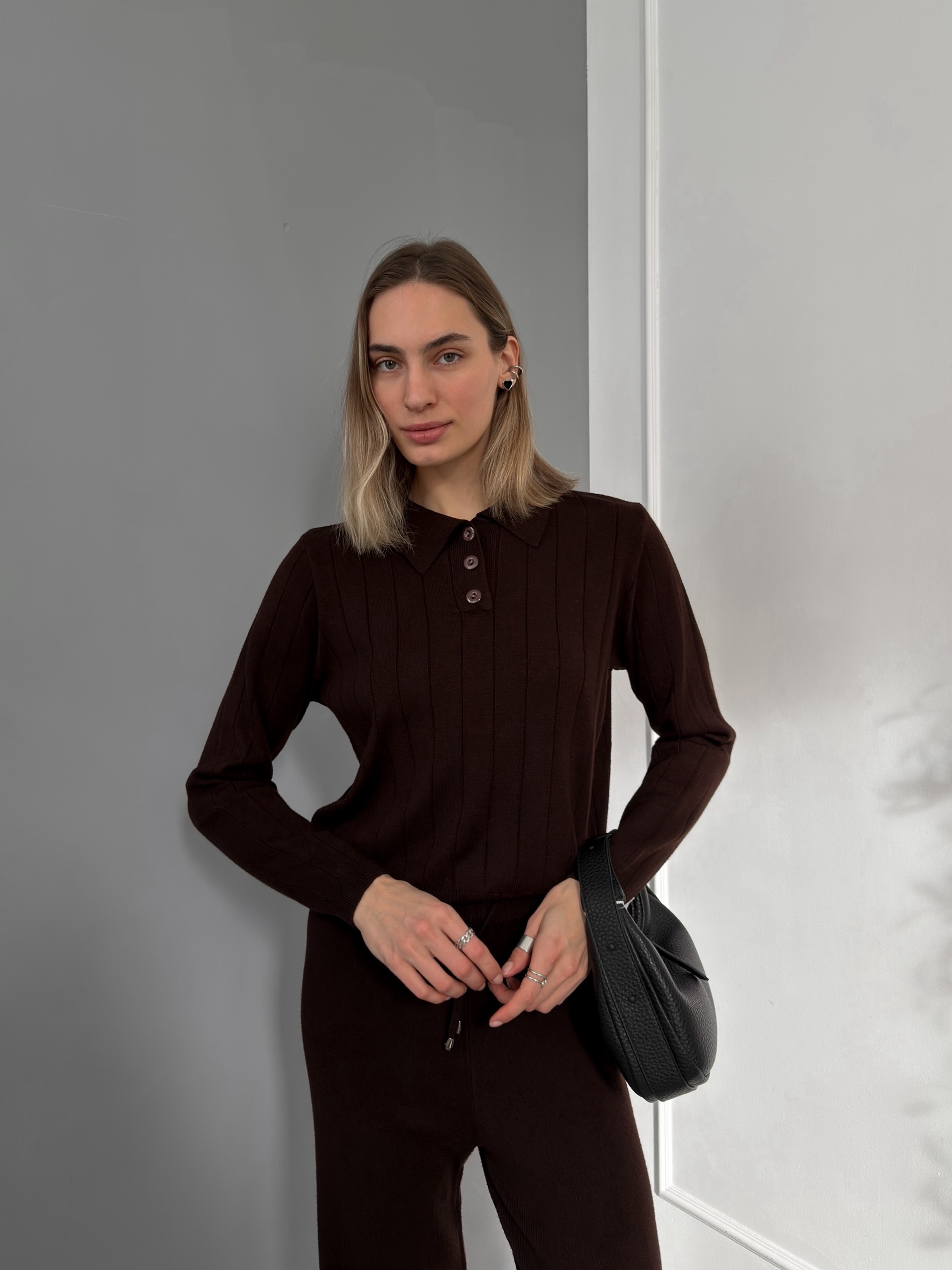 Костюм 2551 джемпер поло+брюки