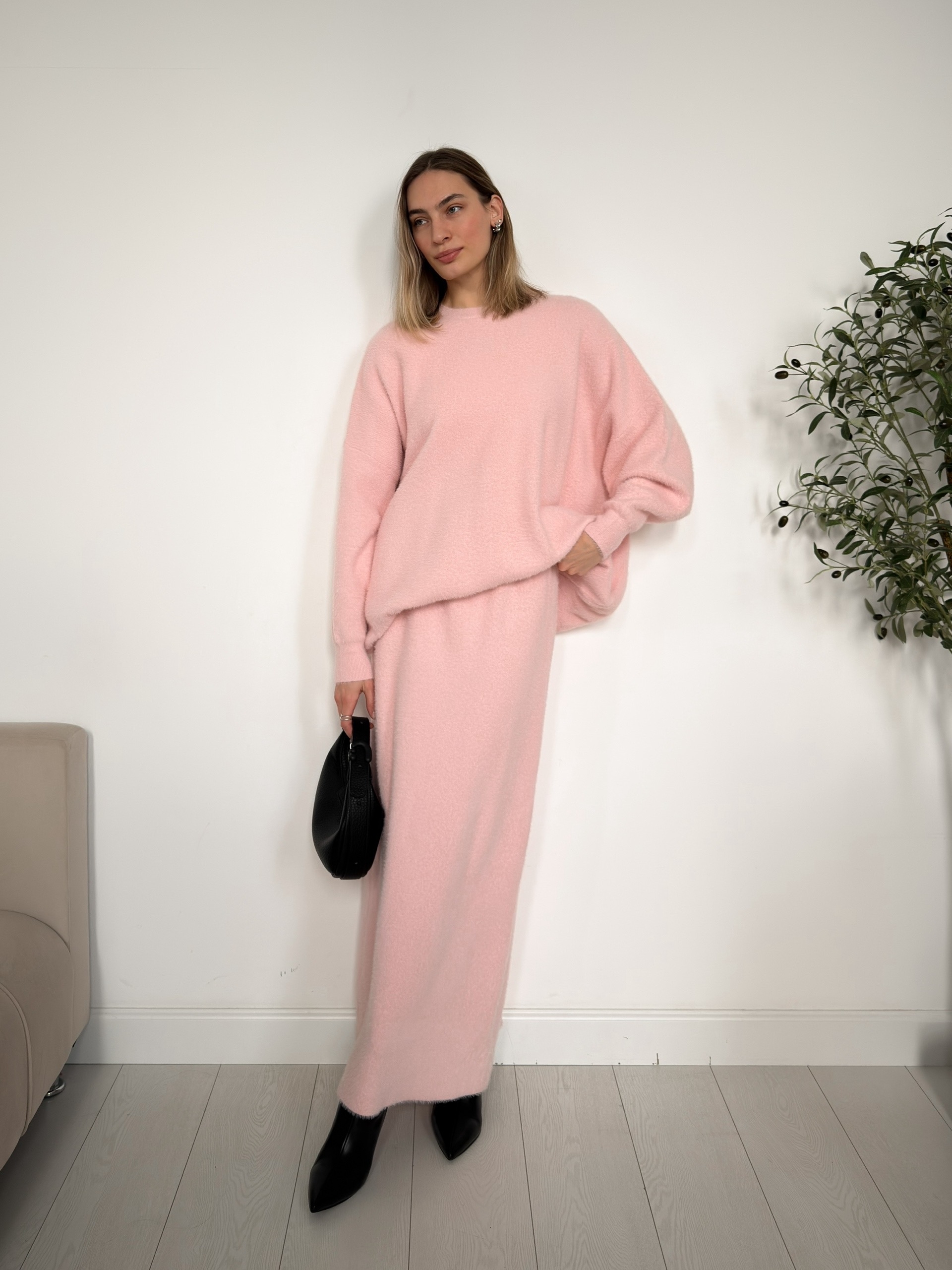 Костюм  Ets 3113 джемпер+юбка мягкий