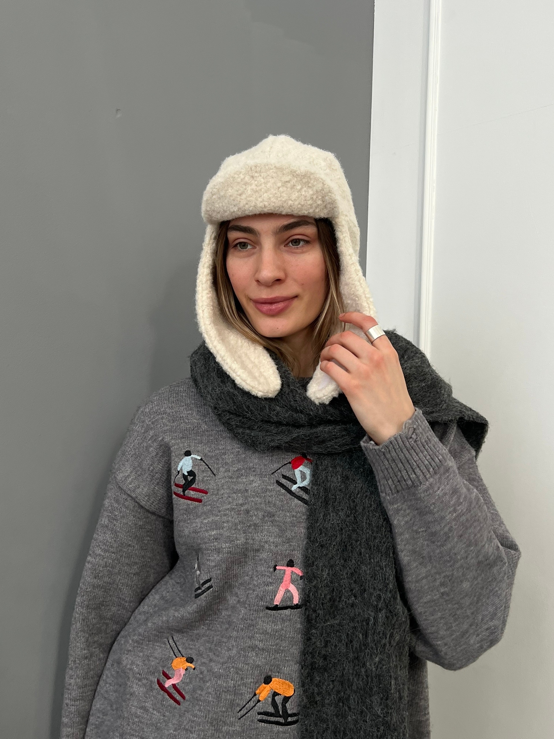 шапка ушанка флис барашек