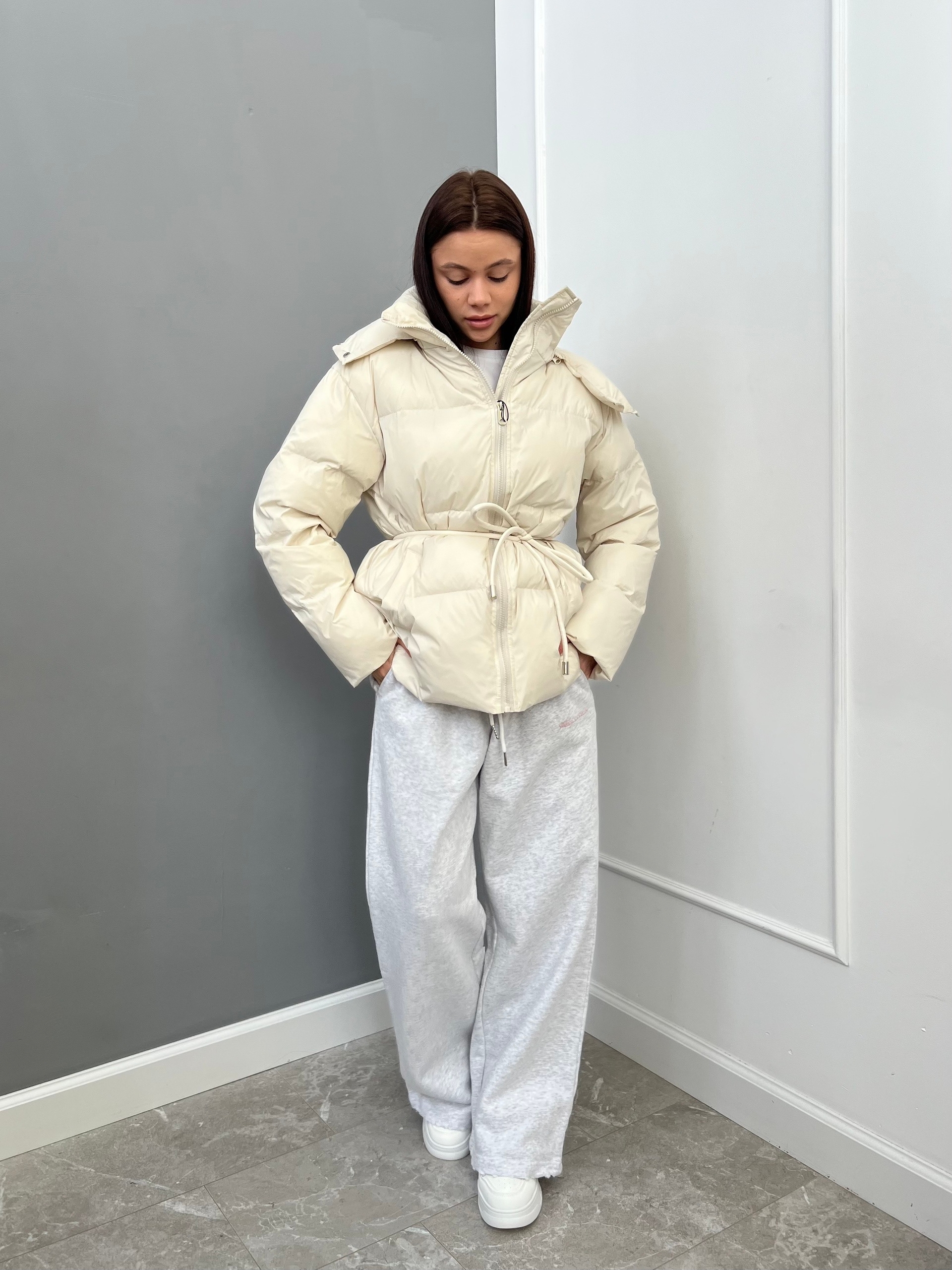 Куртка W 5983 с пояском