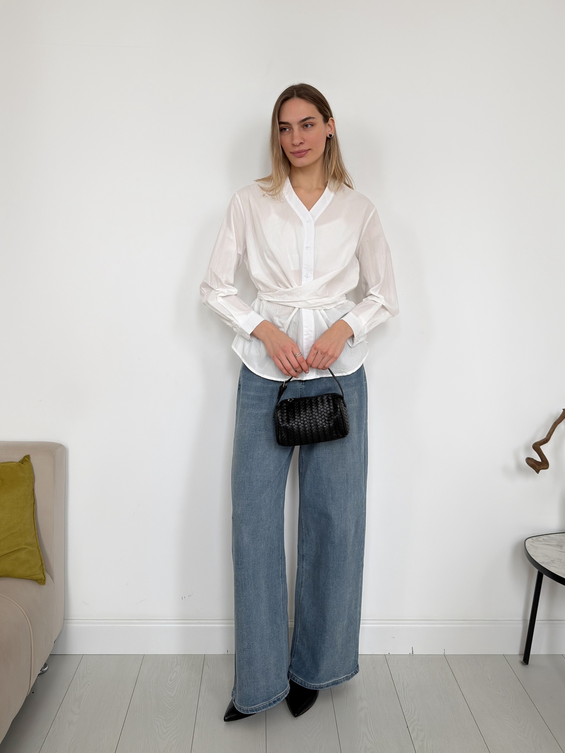 Рубашка the nice завязка D778