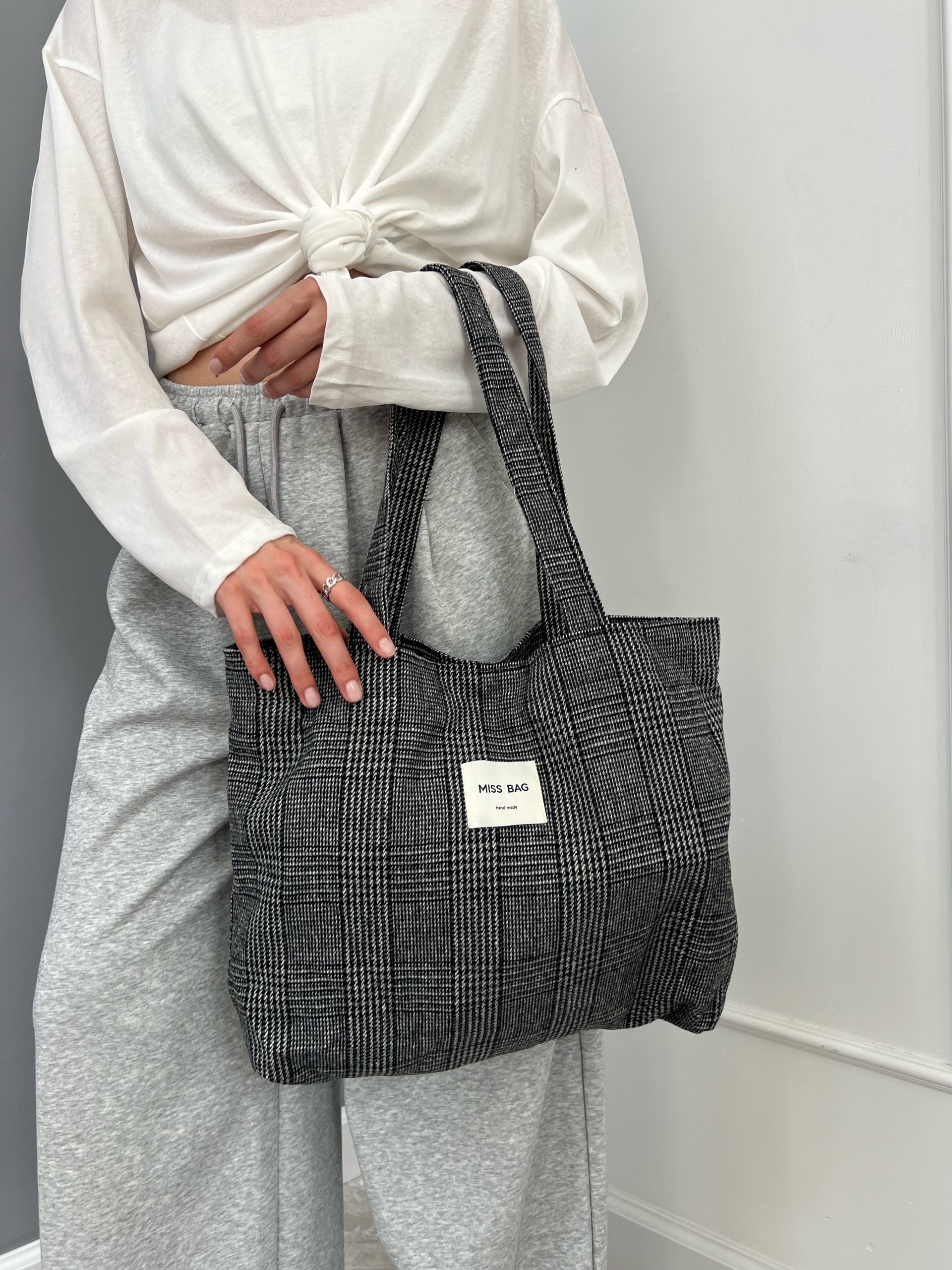 Шопер тканевый miss bag