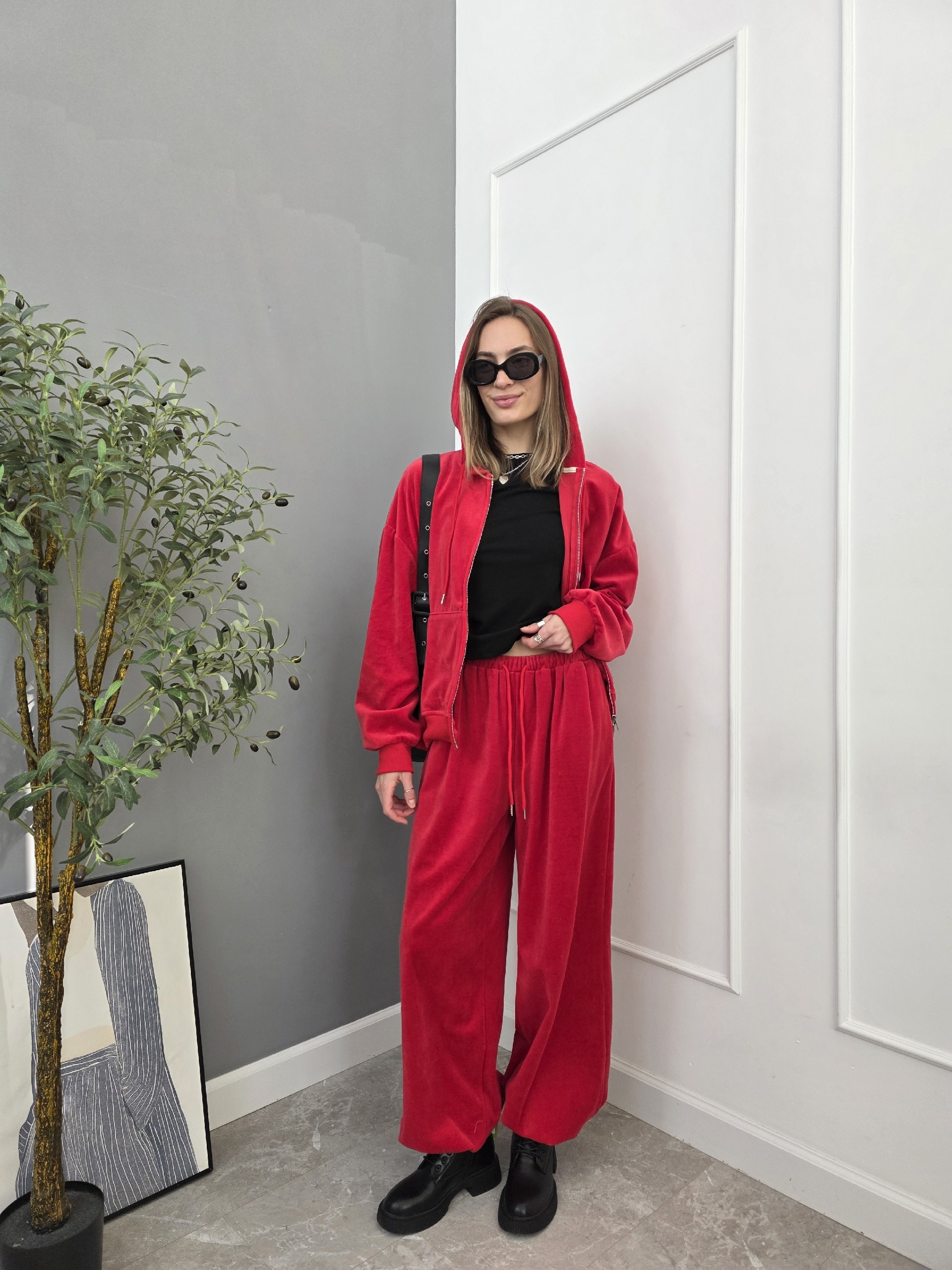 Костюм NJ 30592 толстовка+брюки мягкий