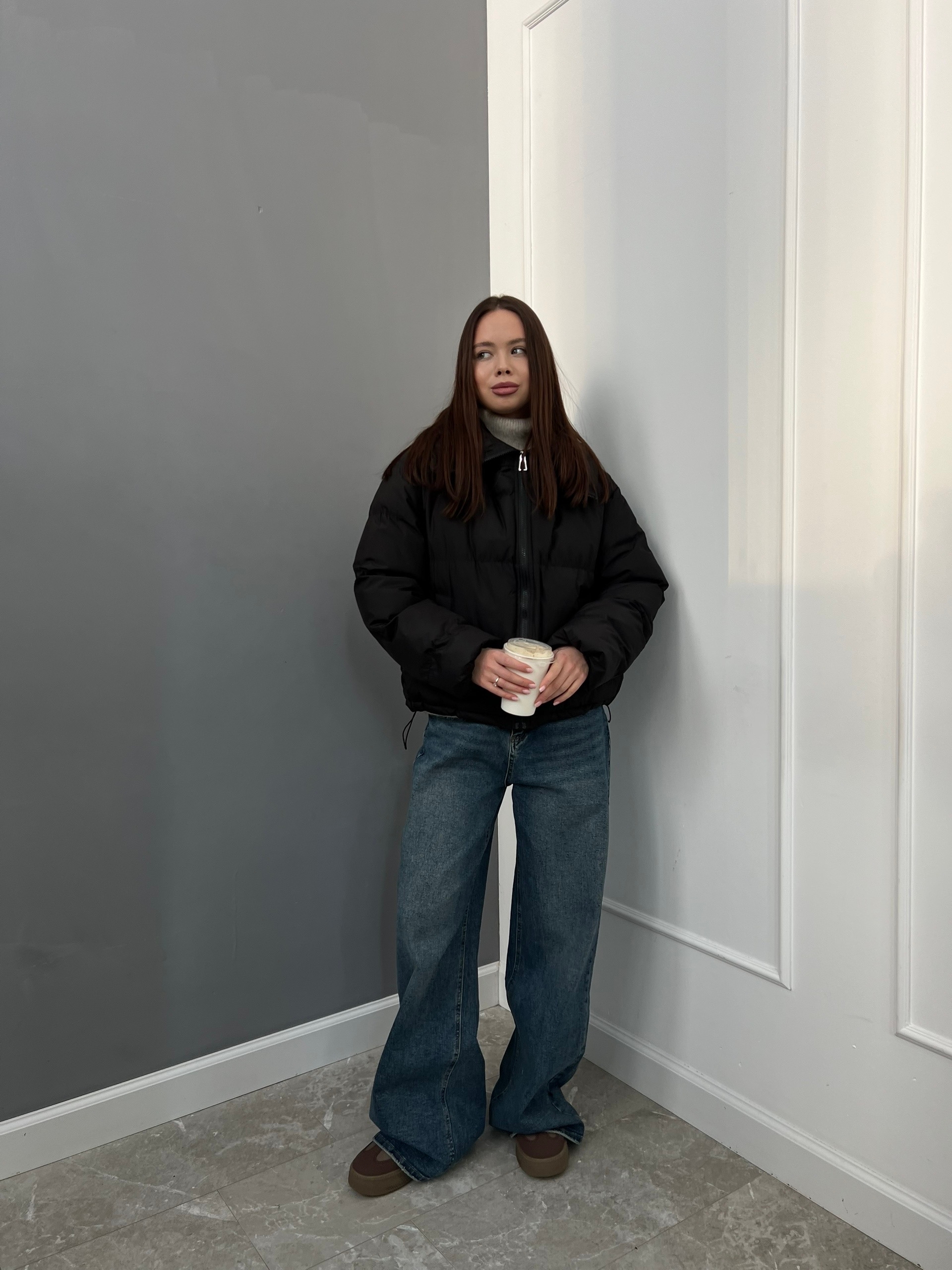 Куртка Korea с воротником короткая