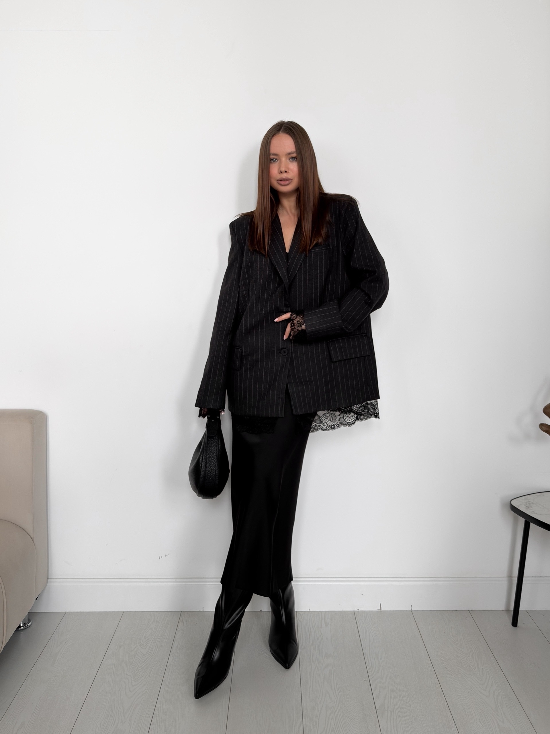 Жакет The Vibe в полоску кружева