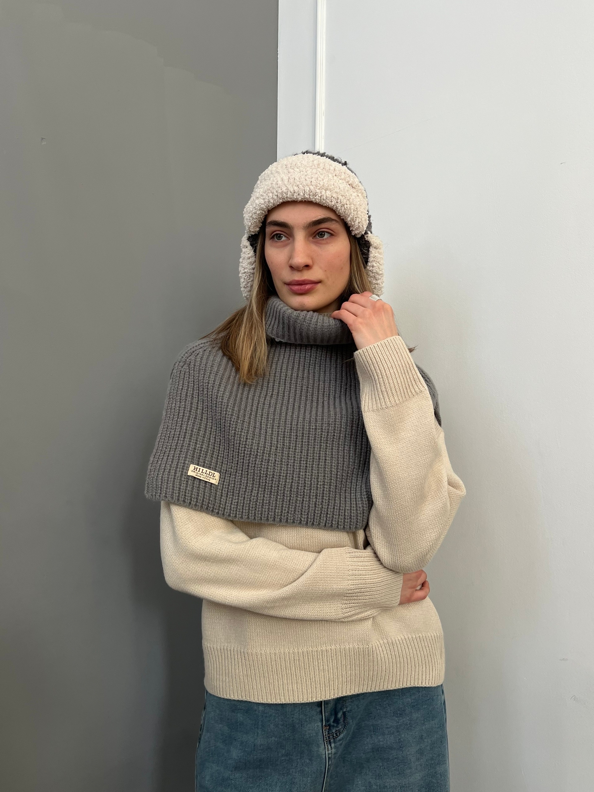 Манишка HILLDL в рубчик