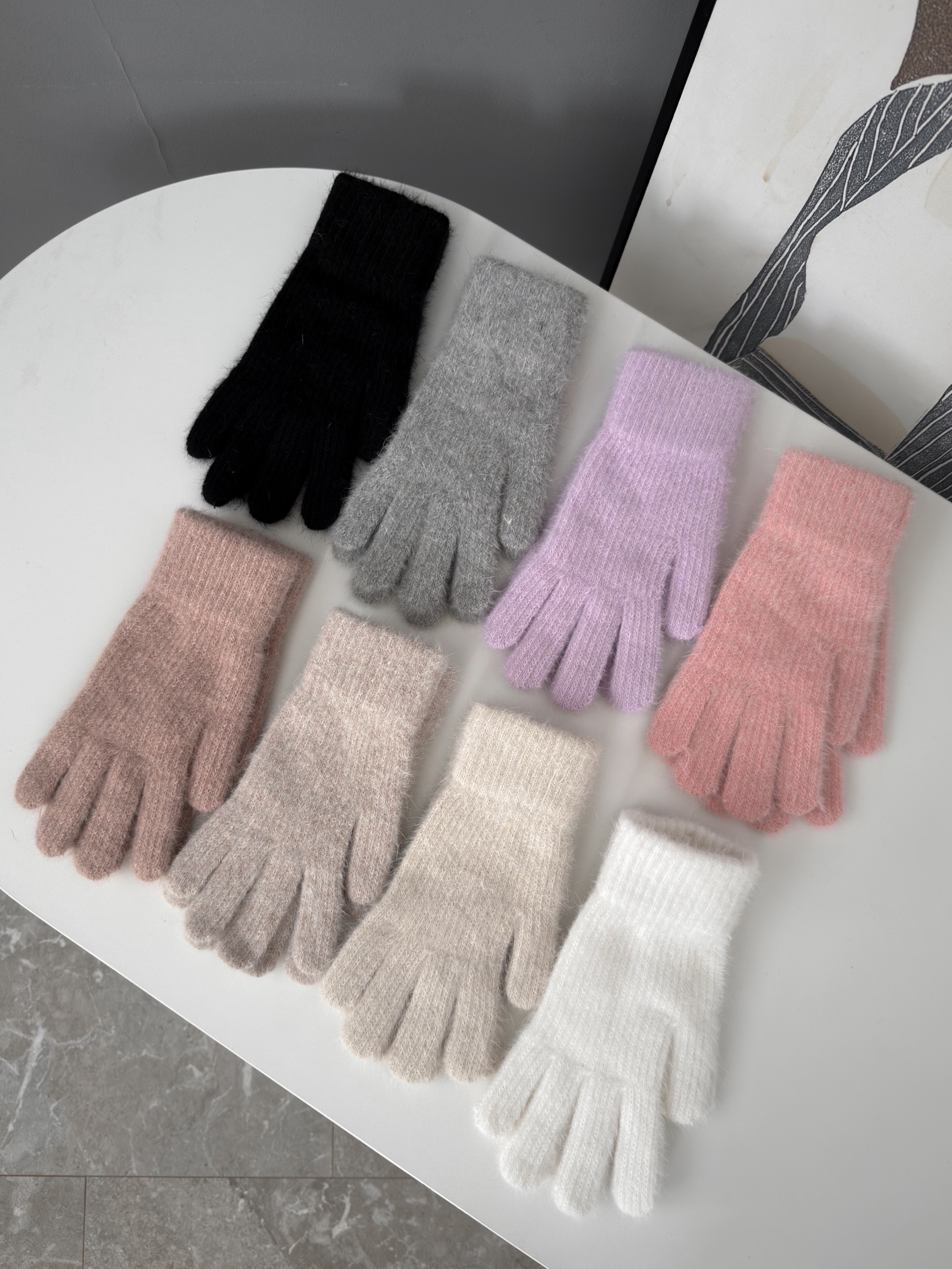 Перчатки Henu 7051 пушистые