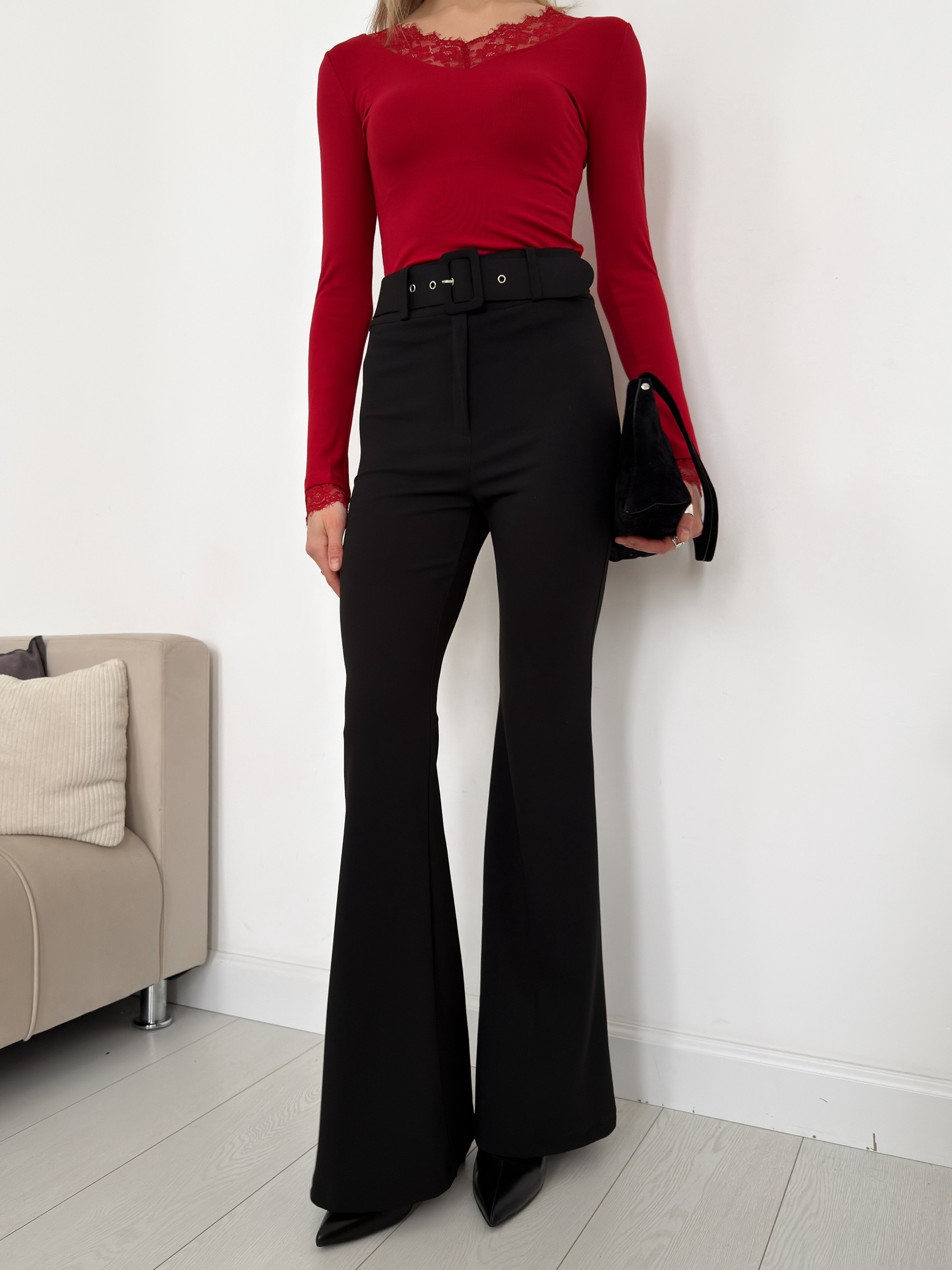 Брюки Liza 045 клеш от колена