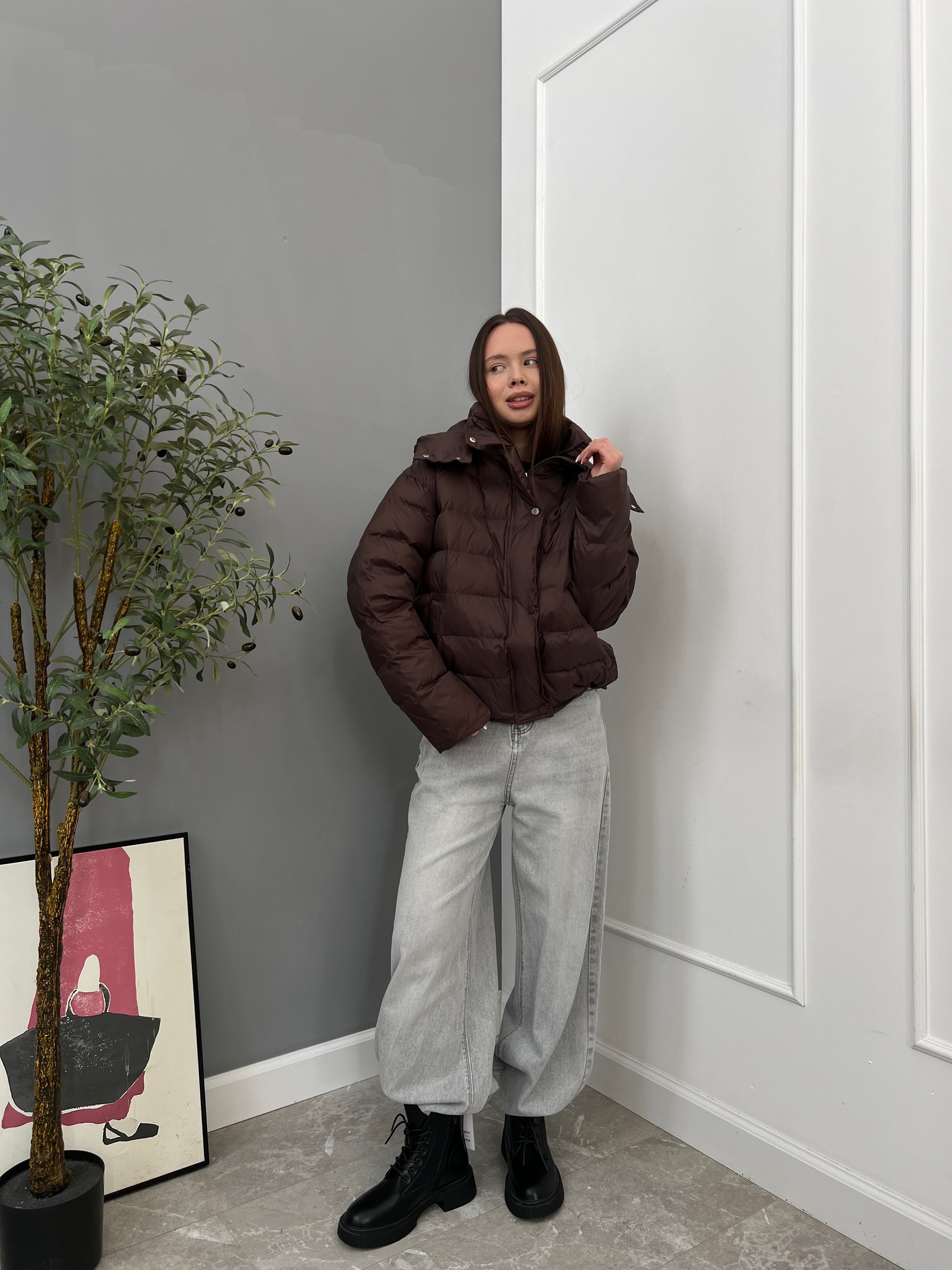 Куртка W 5960 короткая