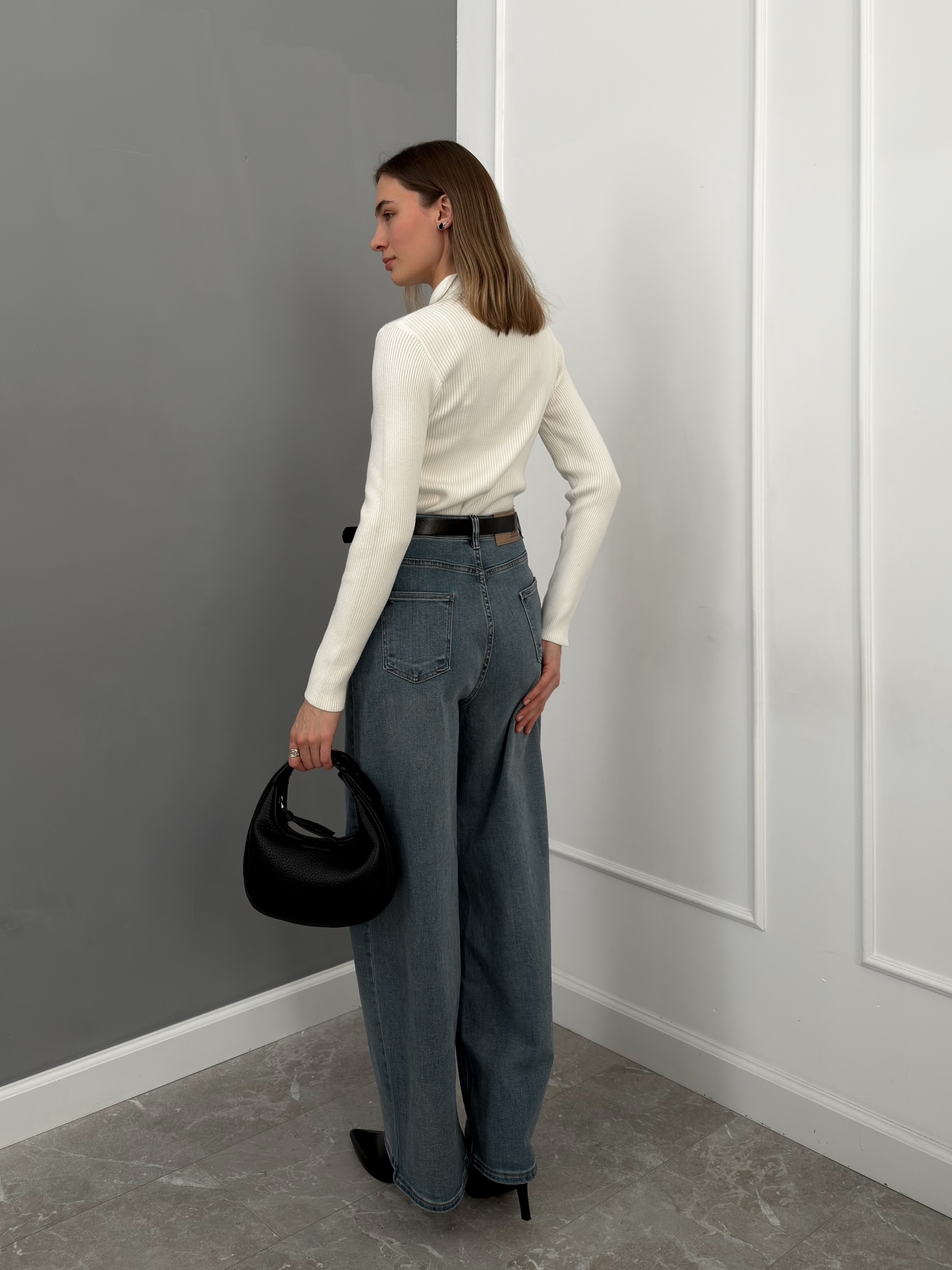 Джемпер 472 поло на пуговках