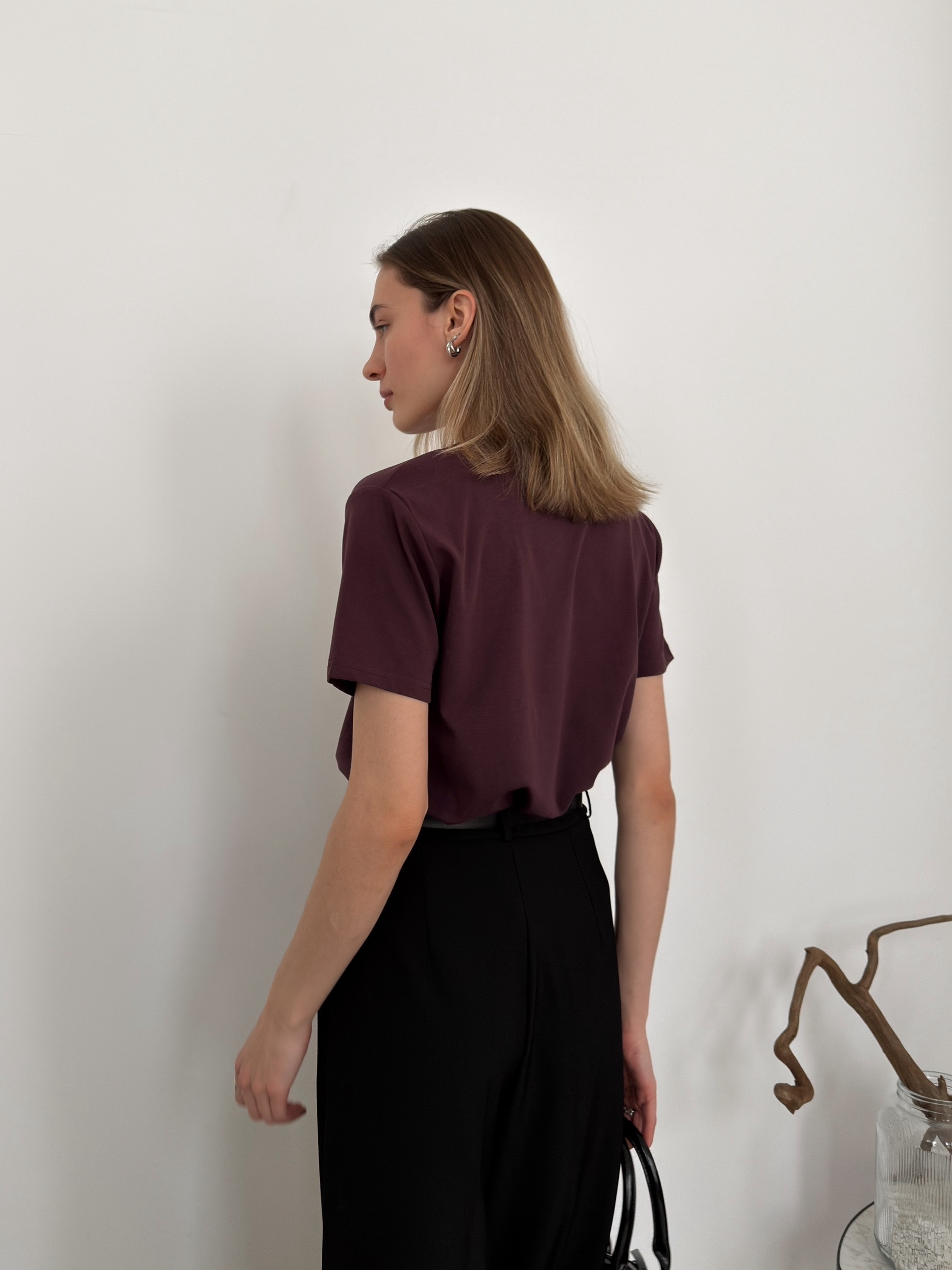 Футболка Korea 8268 Because  девушка