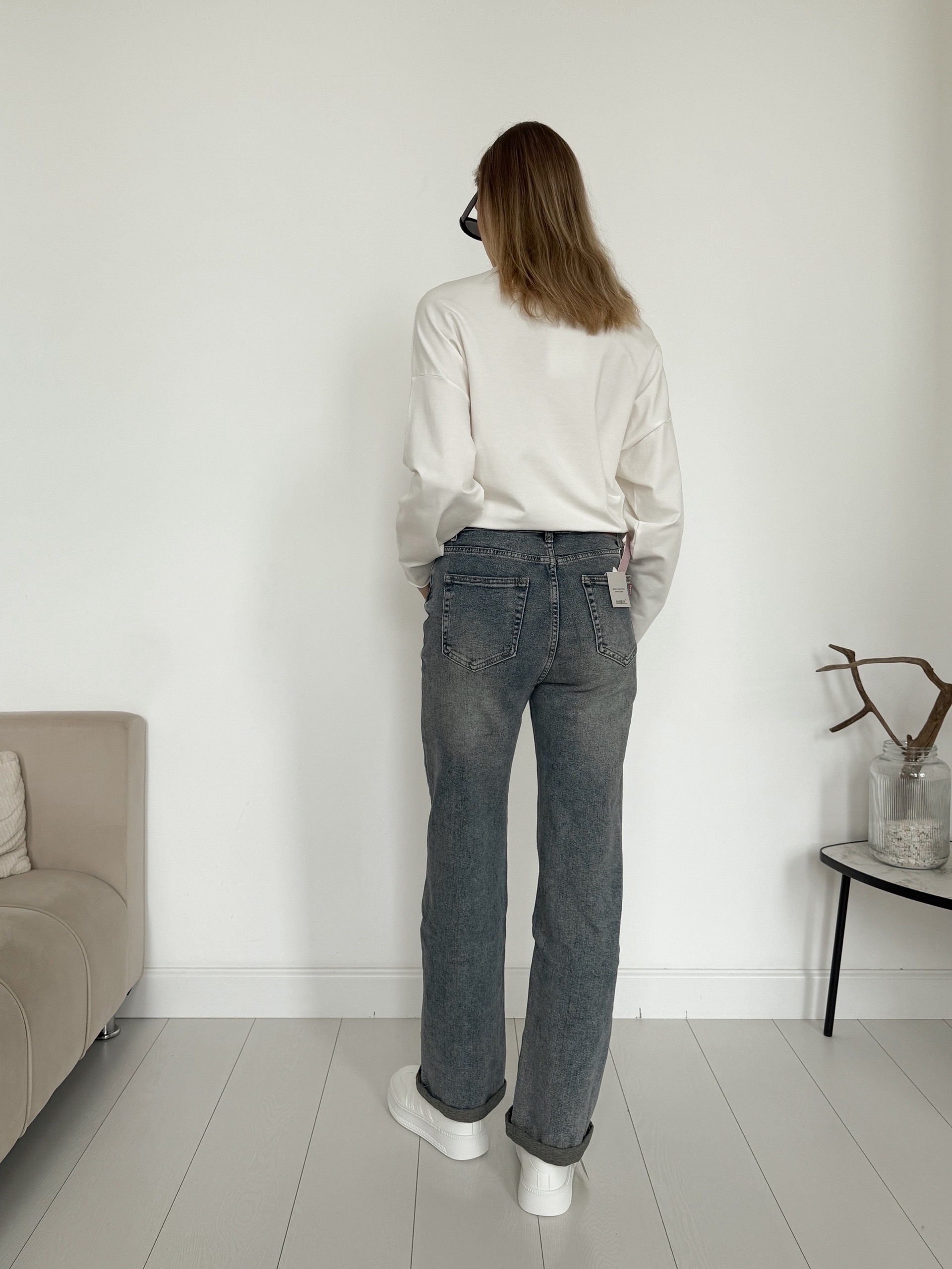 Джинсы Praisejeans G7078R с подворотом