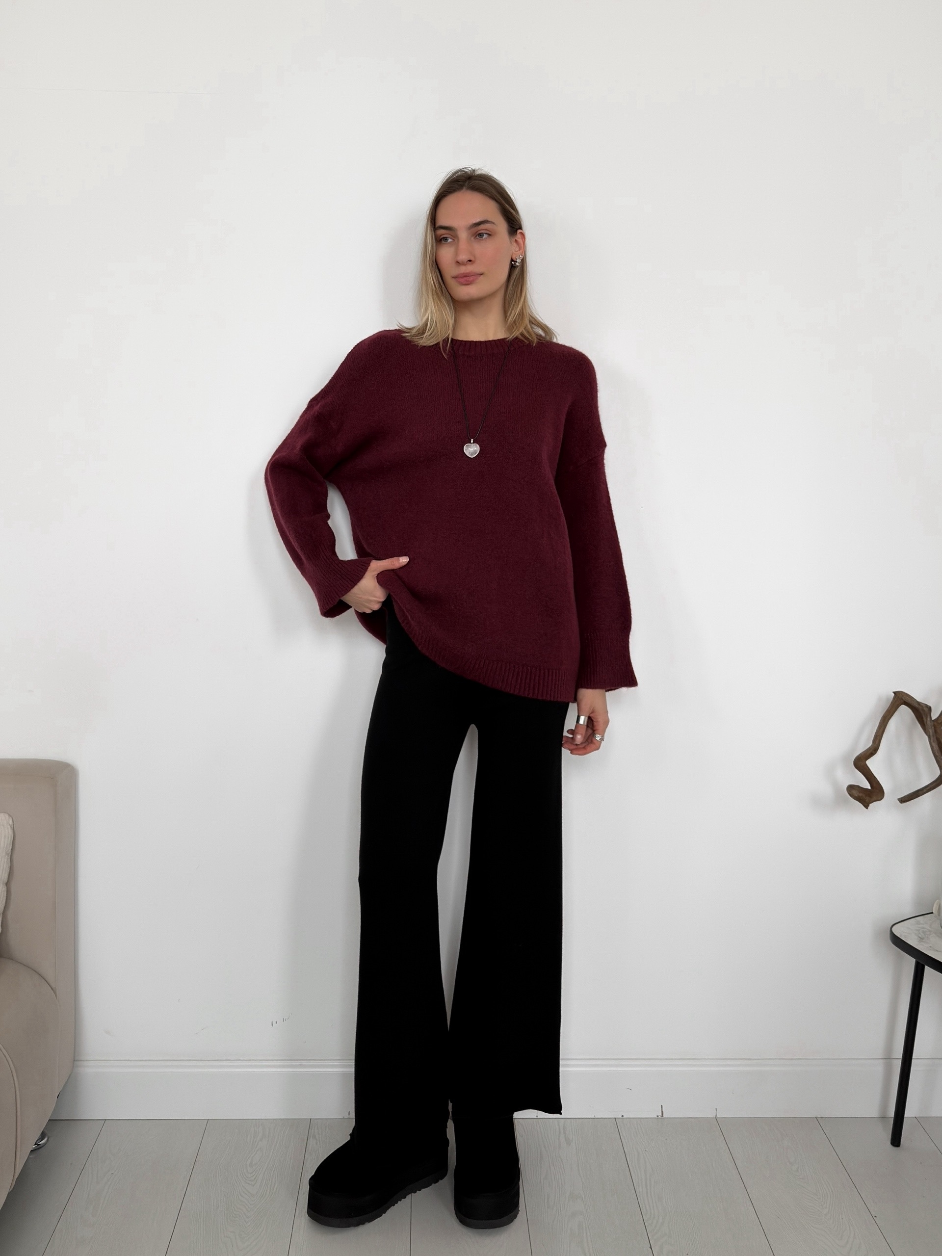 Брюки Korea W101 необработанный край