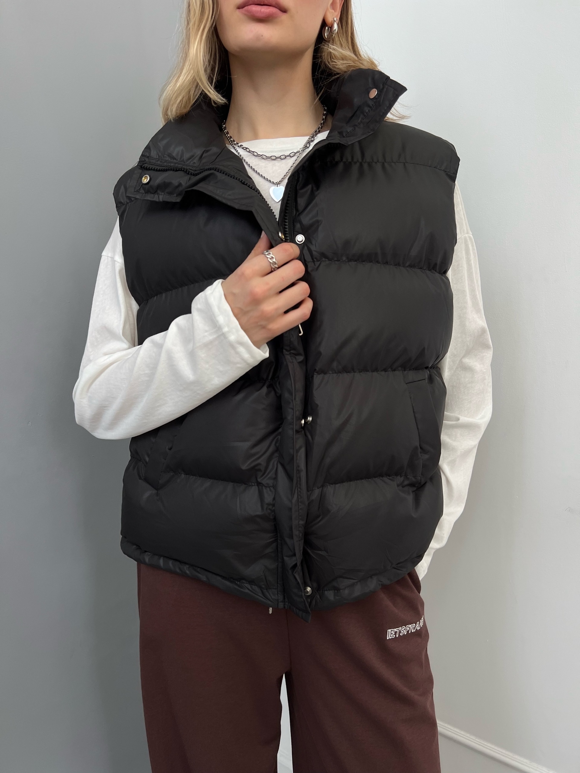 Жилет N.J brand 6089 болонь глянец