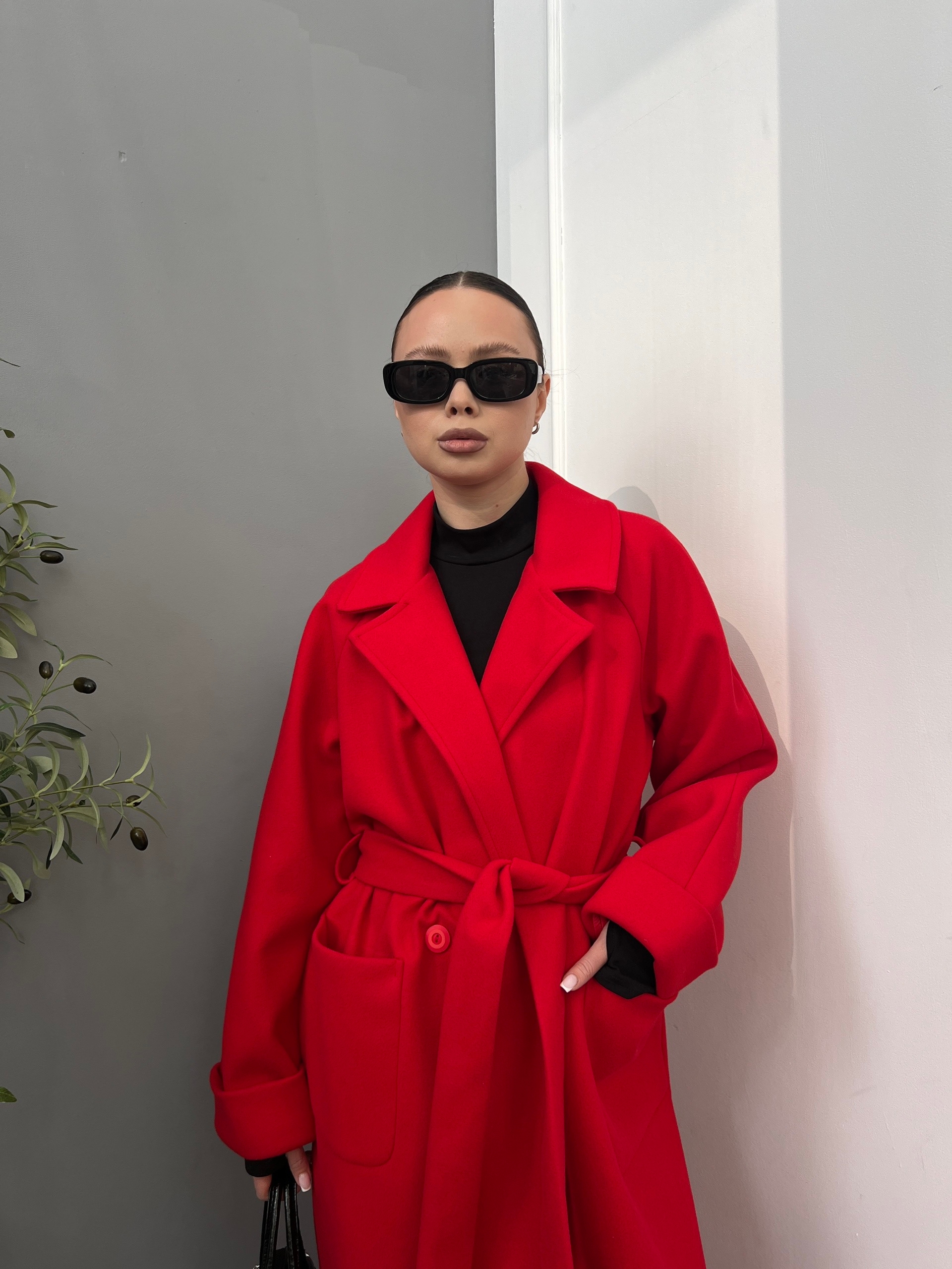 Пальто Mani Niri длинное