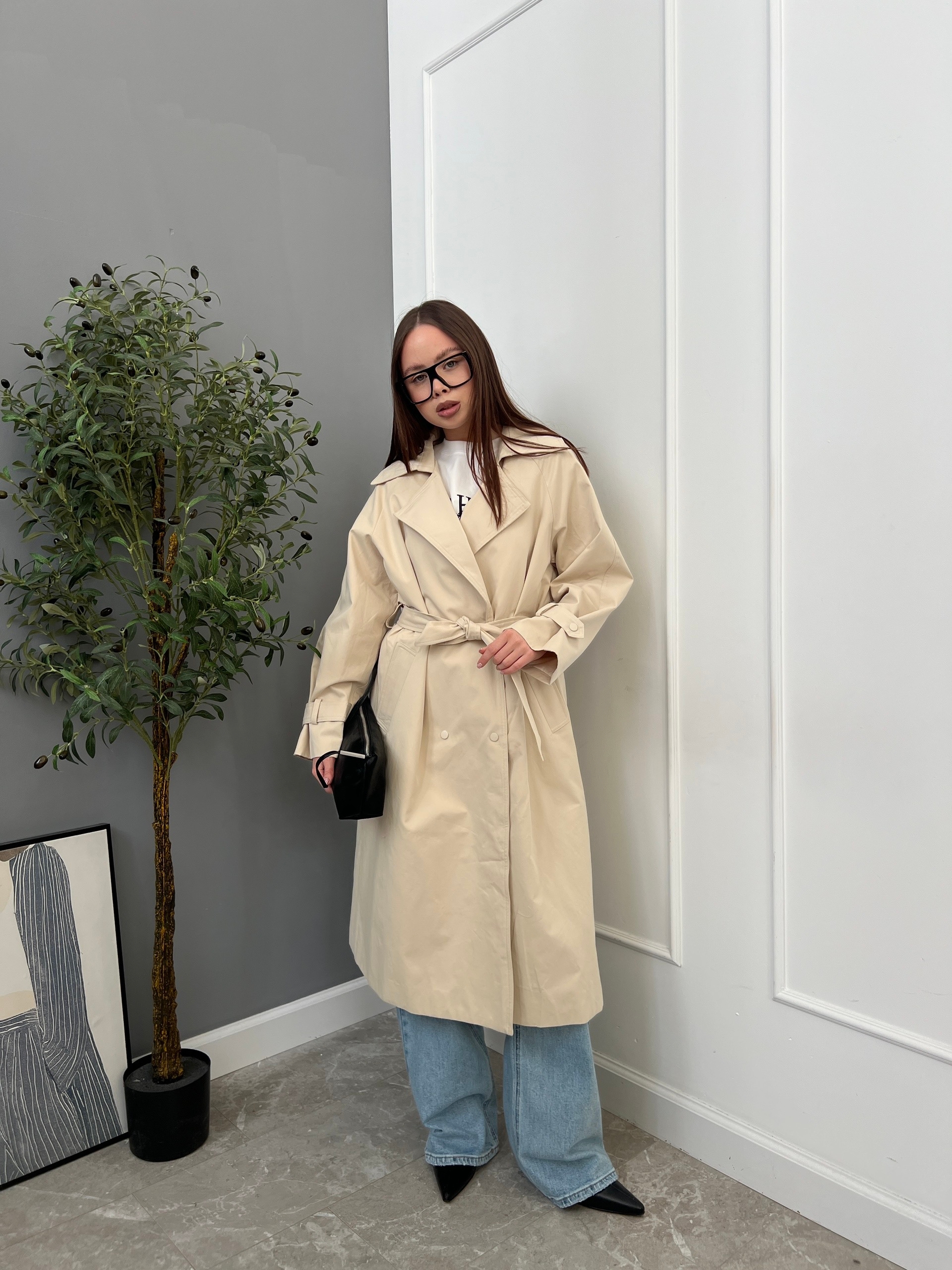 Тренч KXJ 5539 на заклепках