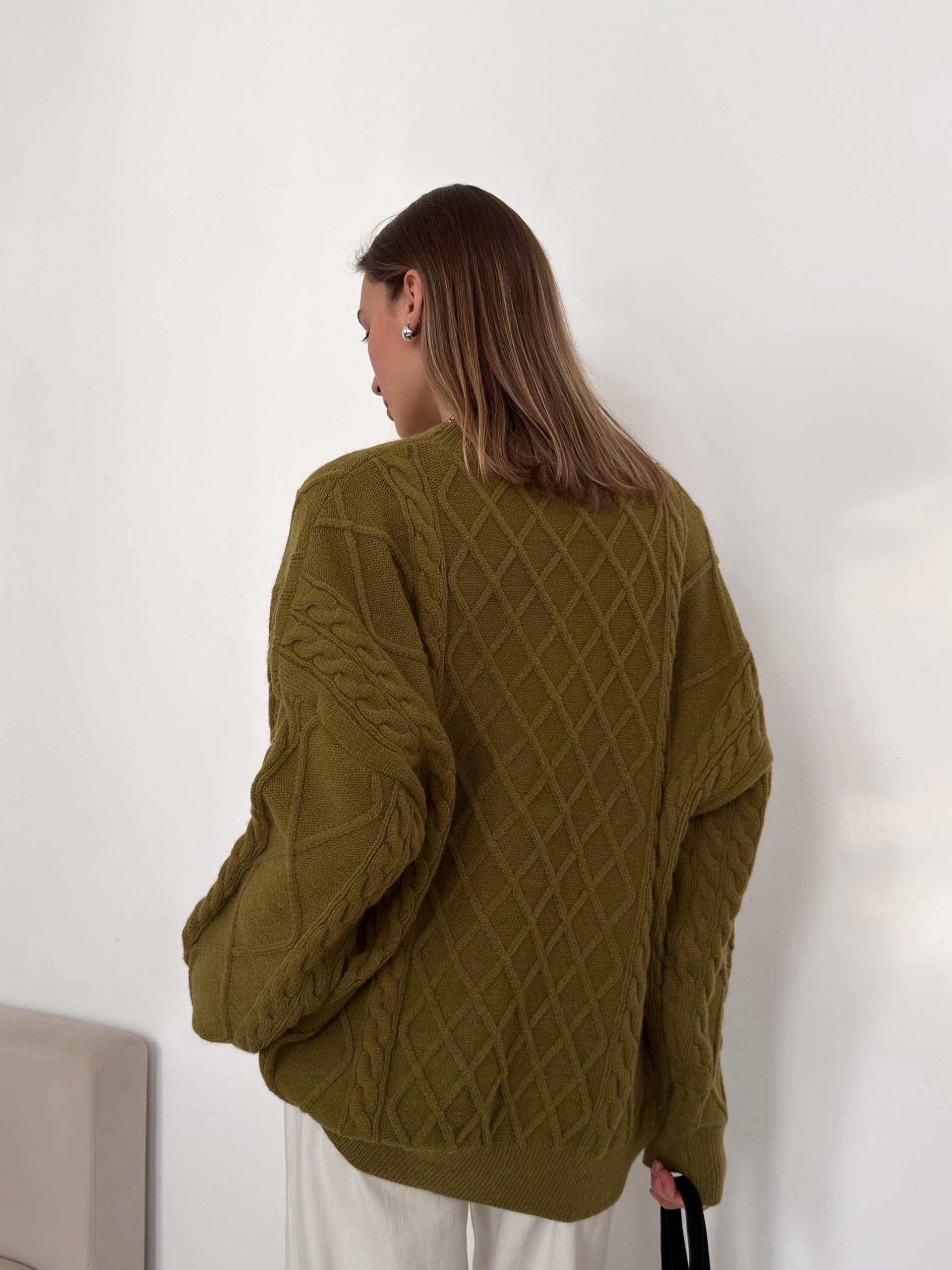 Свитер China 12680 оверсайз узор