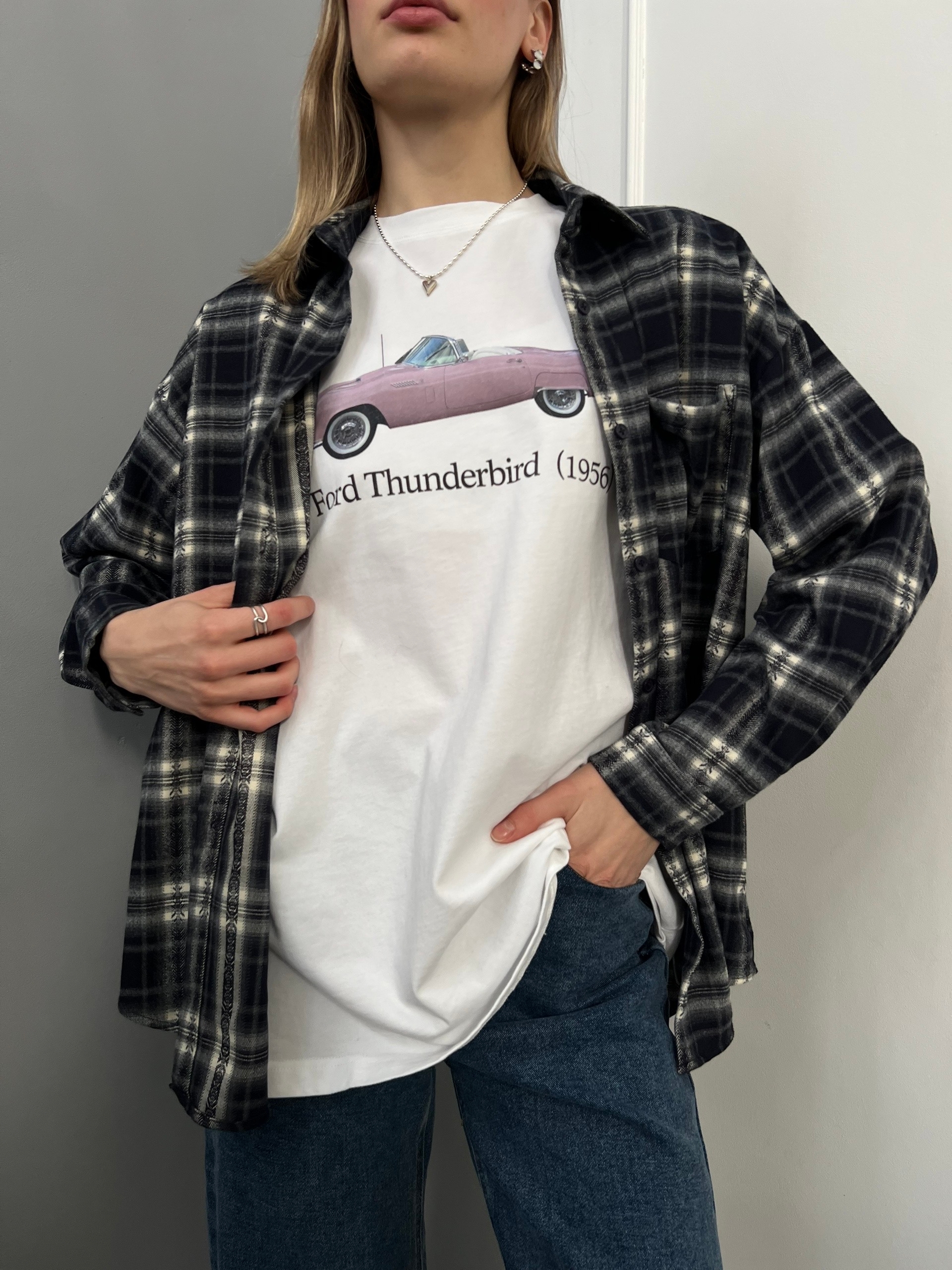 Футболка NJ 2603 машина Ford оверсайз