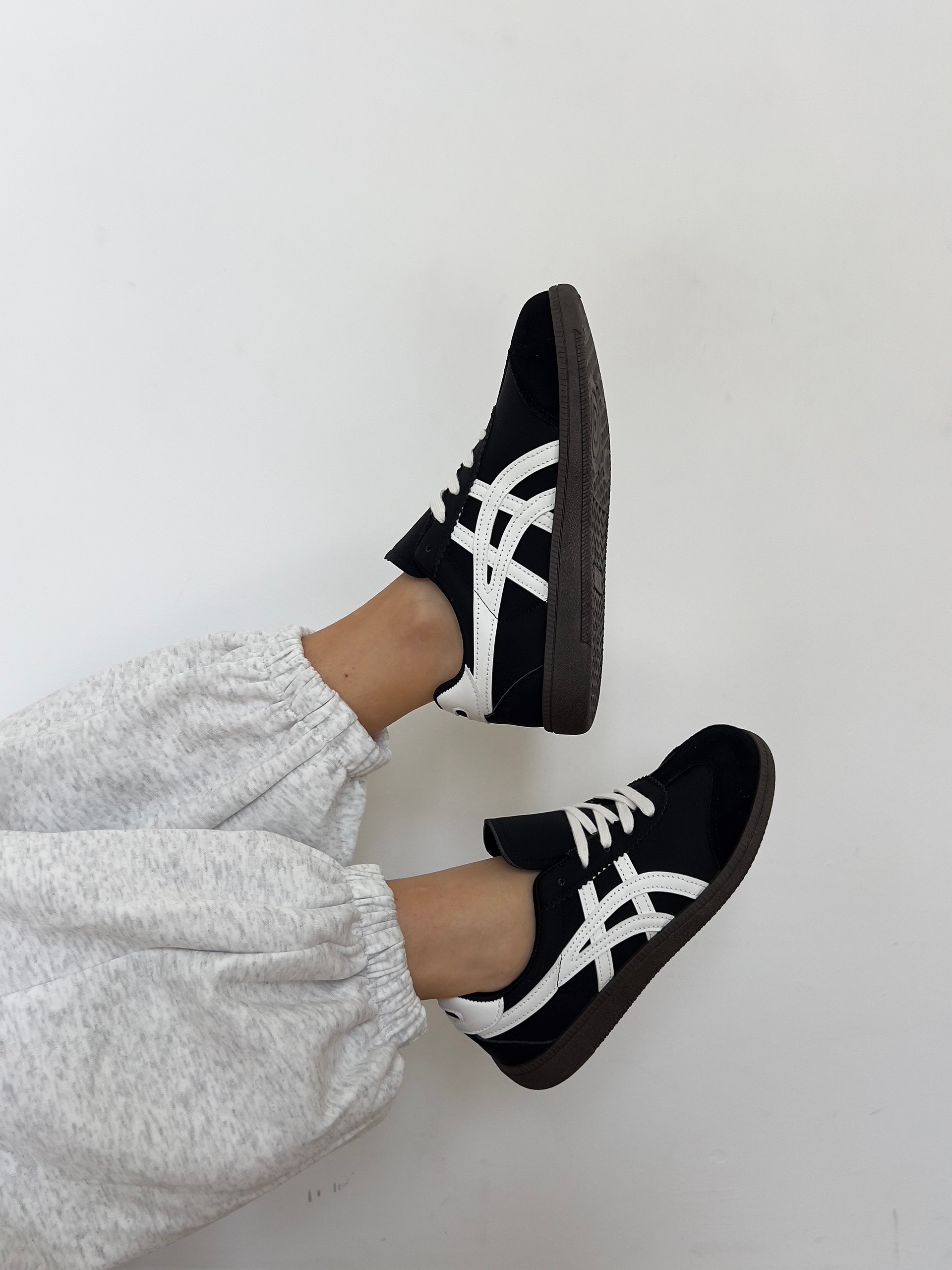 Кеды NM LZC7-2 вставки замша+полосы