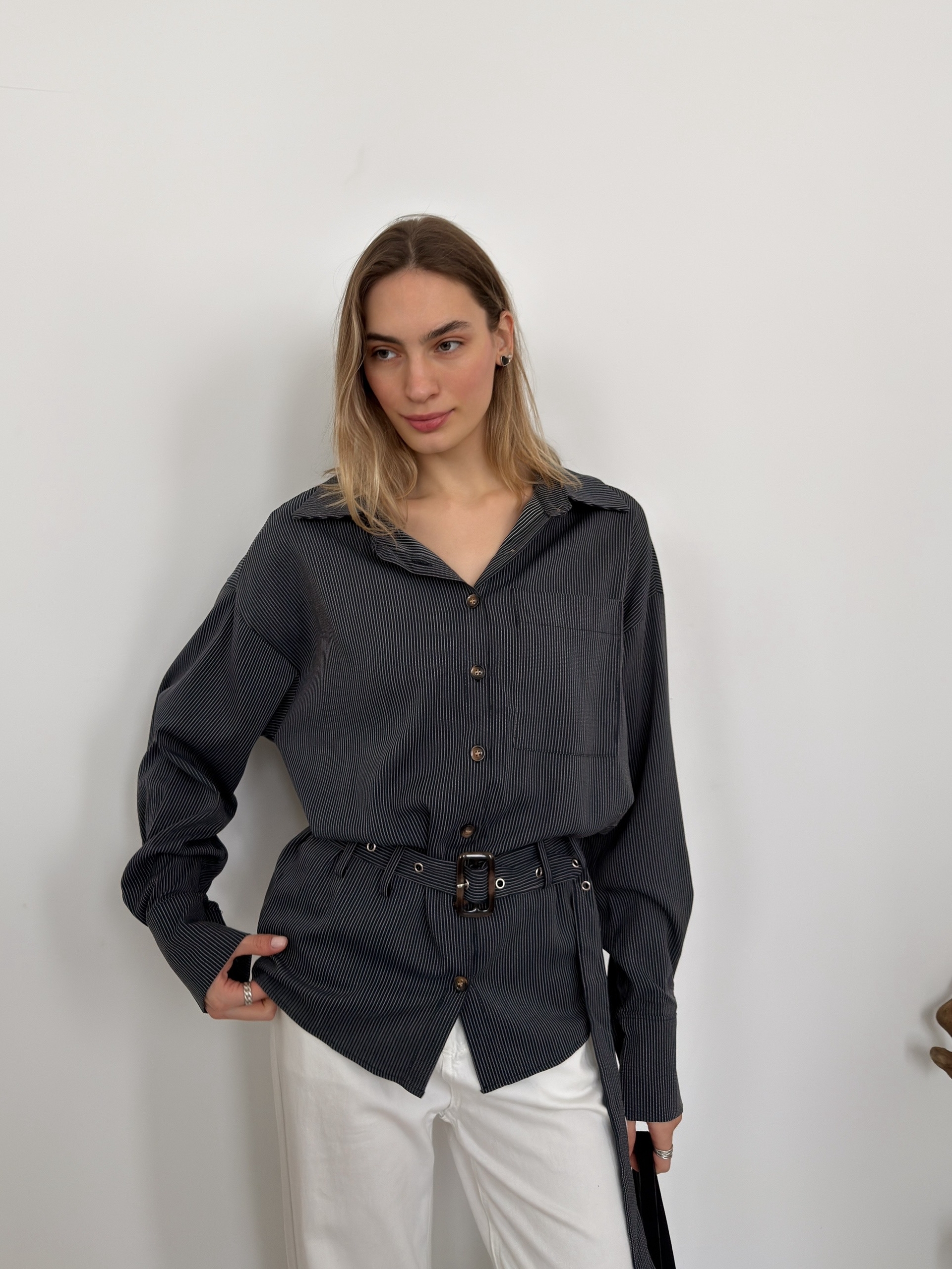 Рубашка xitang 9953 с поясом