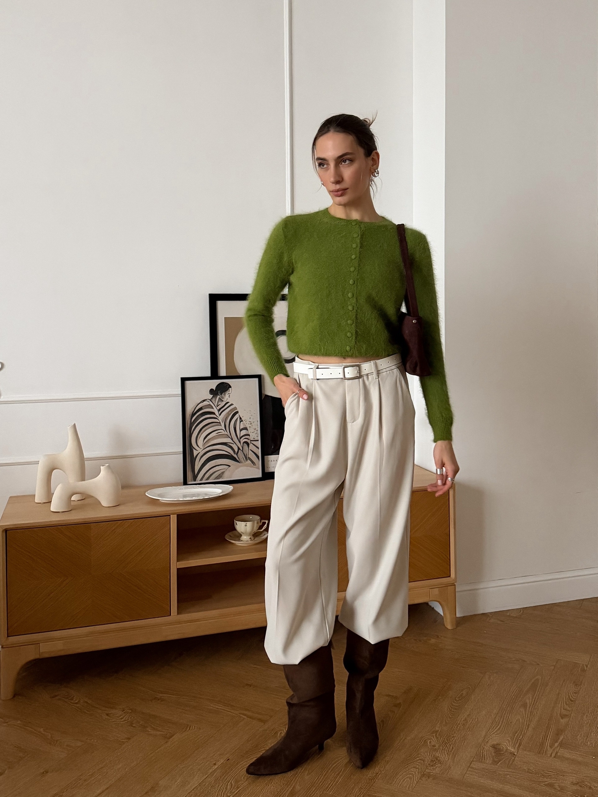 Кардиган The Rver 3203 пушистый