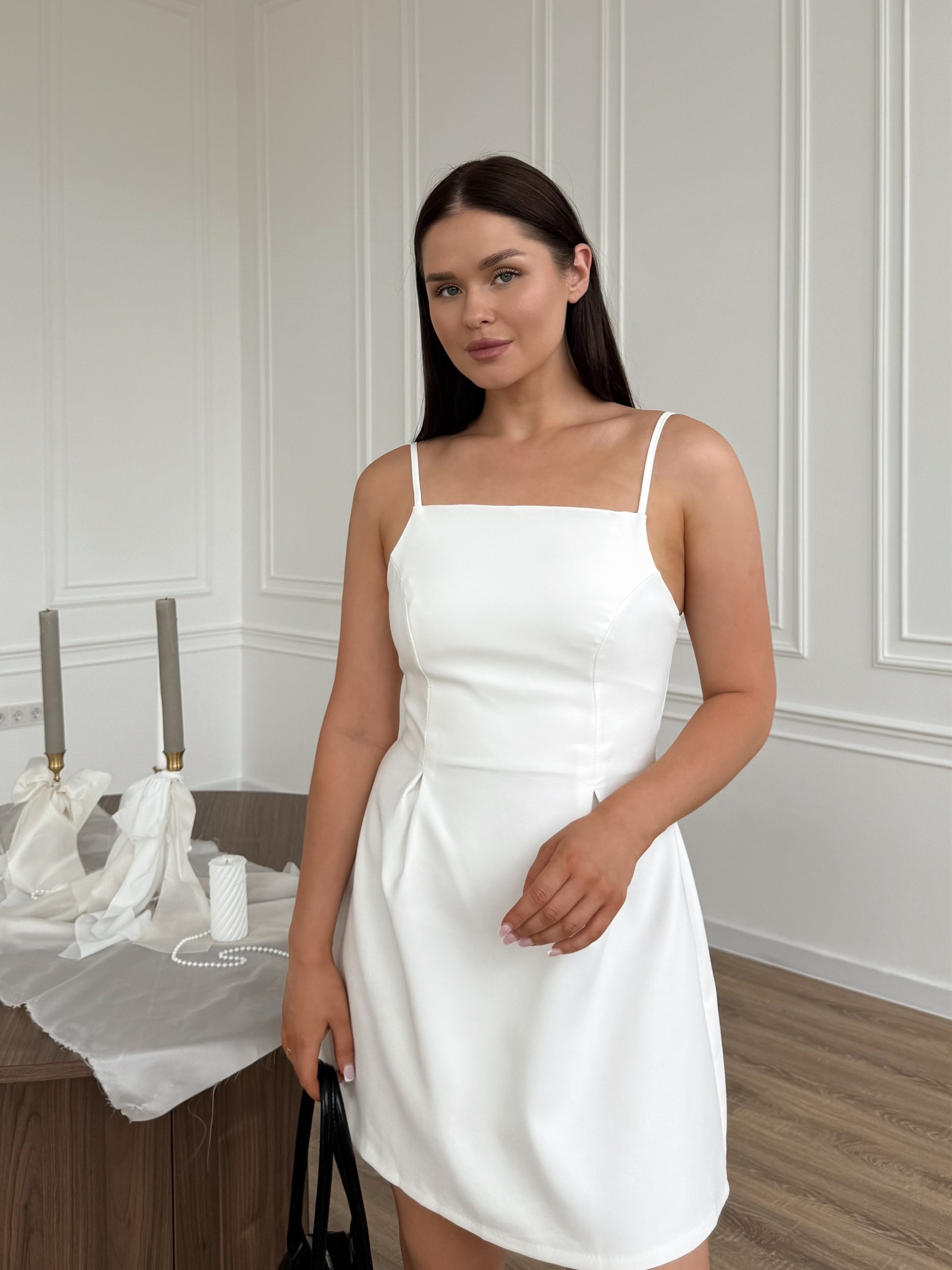 Платье Liza 139 на тонких лямках мини